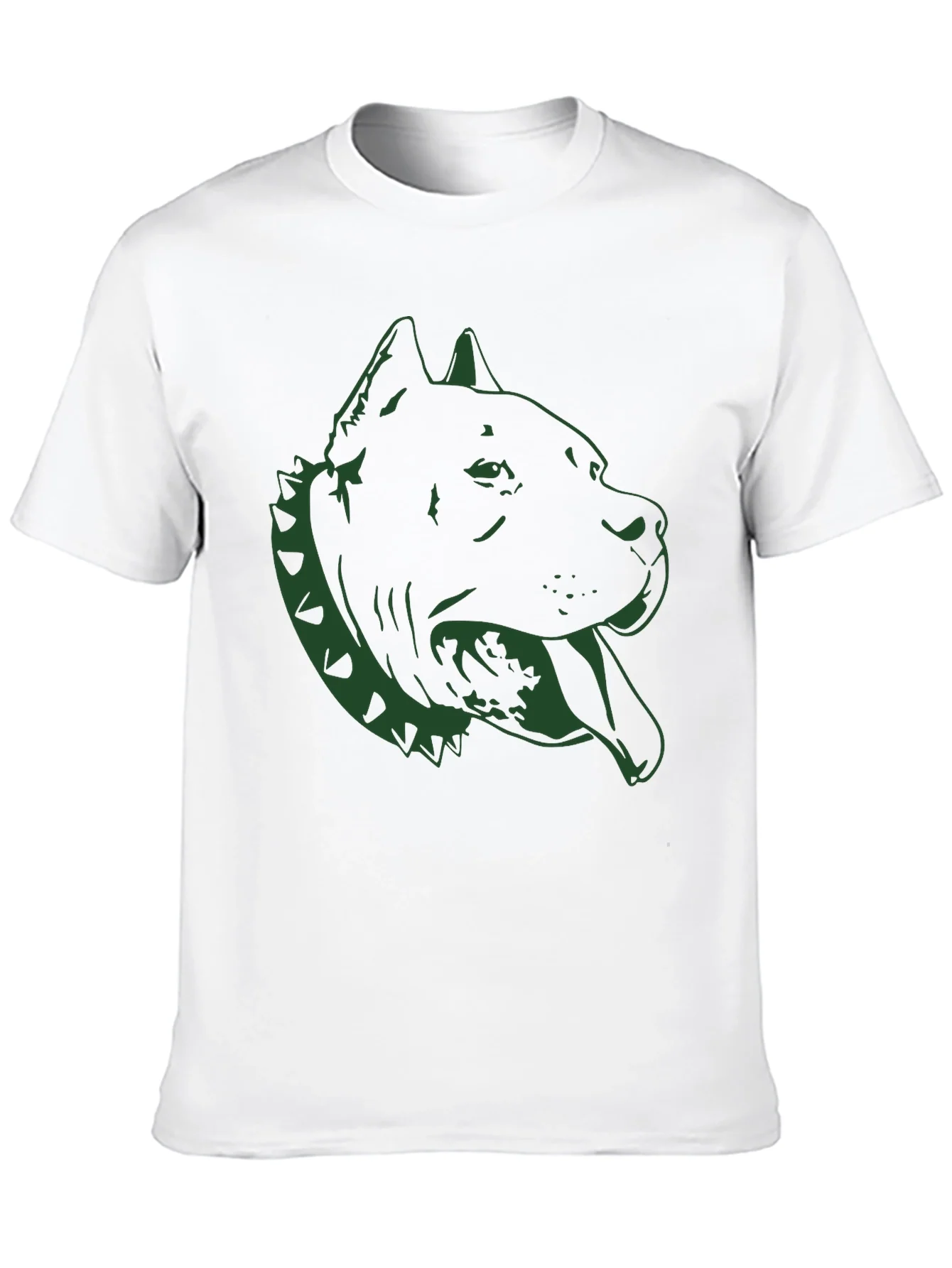 Pitbull Dog Graphic Tee - Black