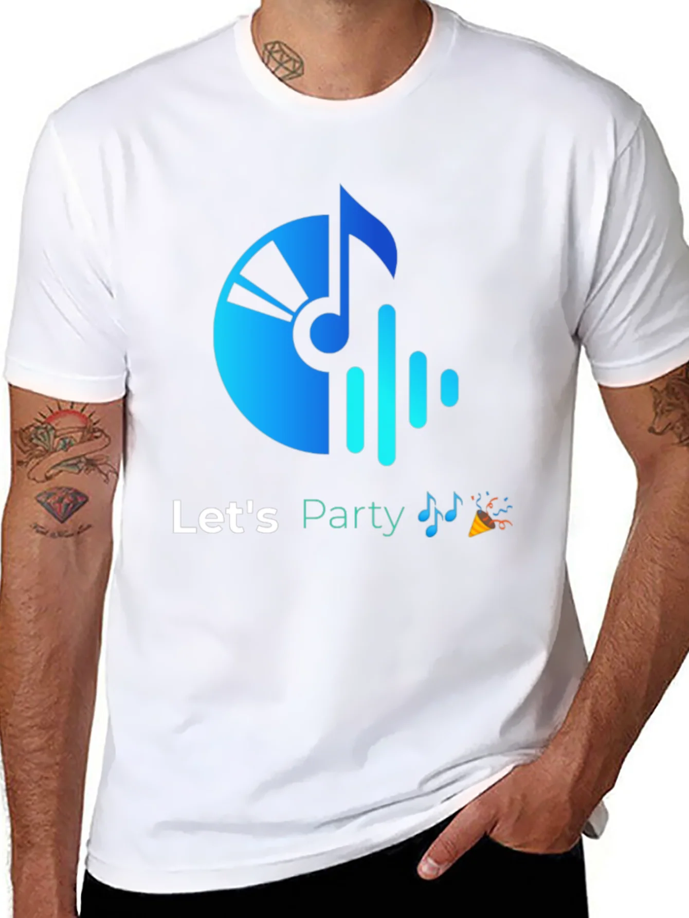 Lets Party T-Shirt - Music Theme