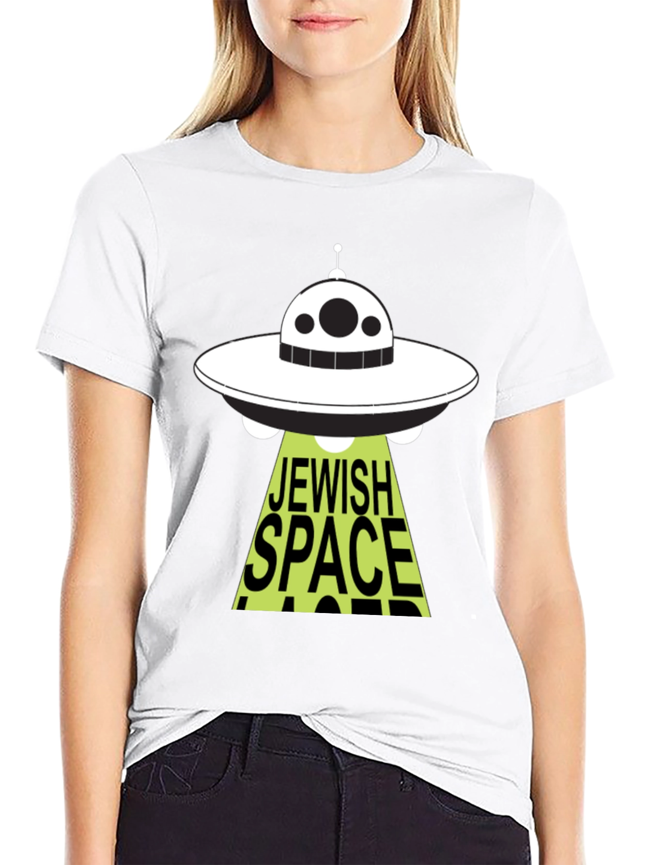 Jewish Space Laser T-Shirt Graphic Novelty Funny