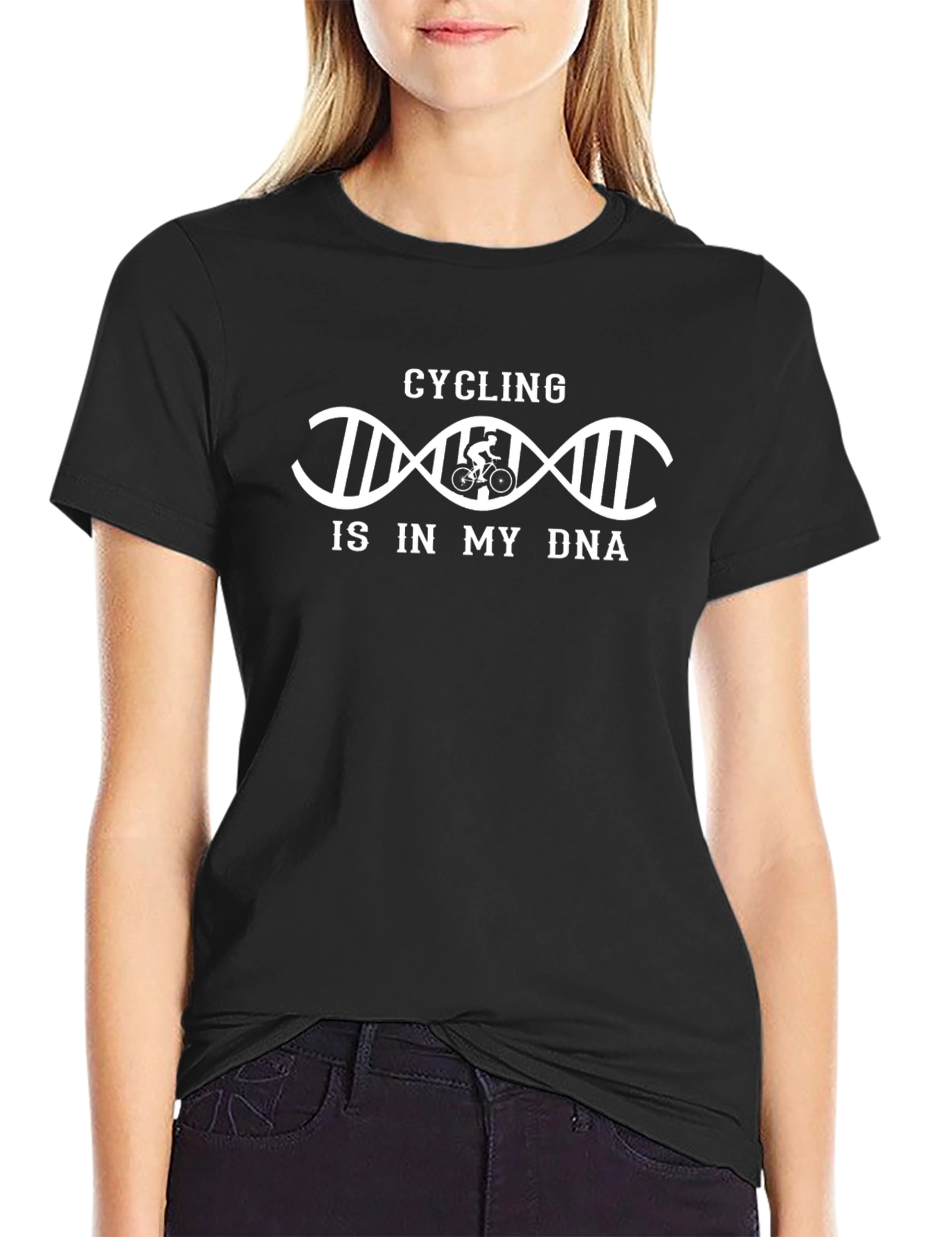 Cycling DNA T-Shirt - Cyclist Gift