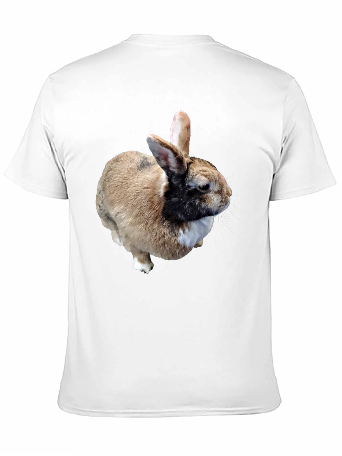 Rabbit Graphic T-Shirt - Black Casual Tee