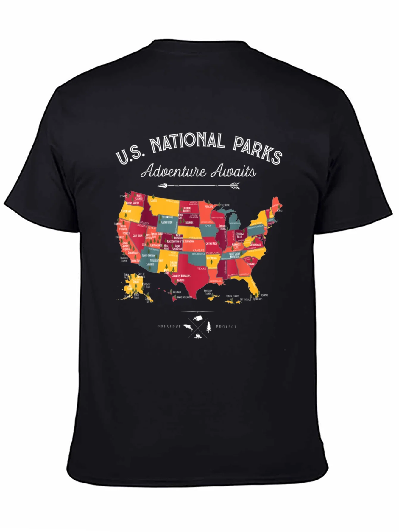 National Parks Adventure Awaits T-Shirt