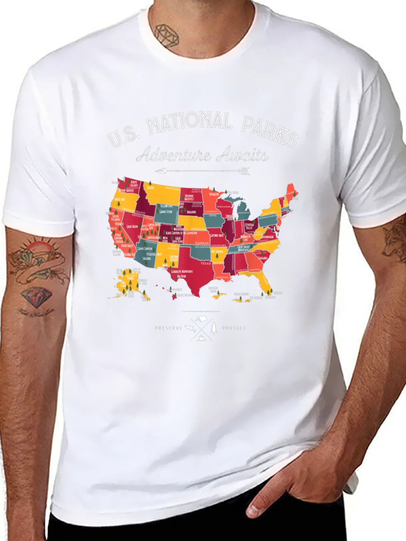 National Parks Adventure Awaits T-Shirt