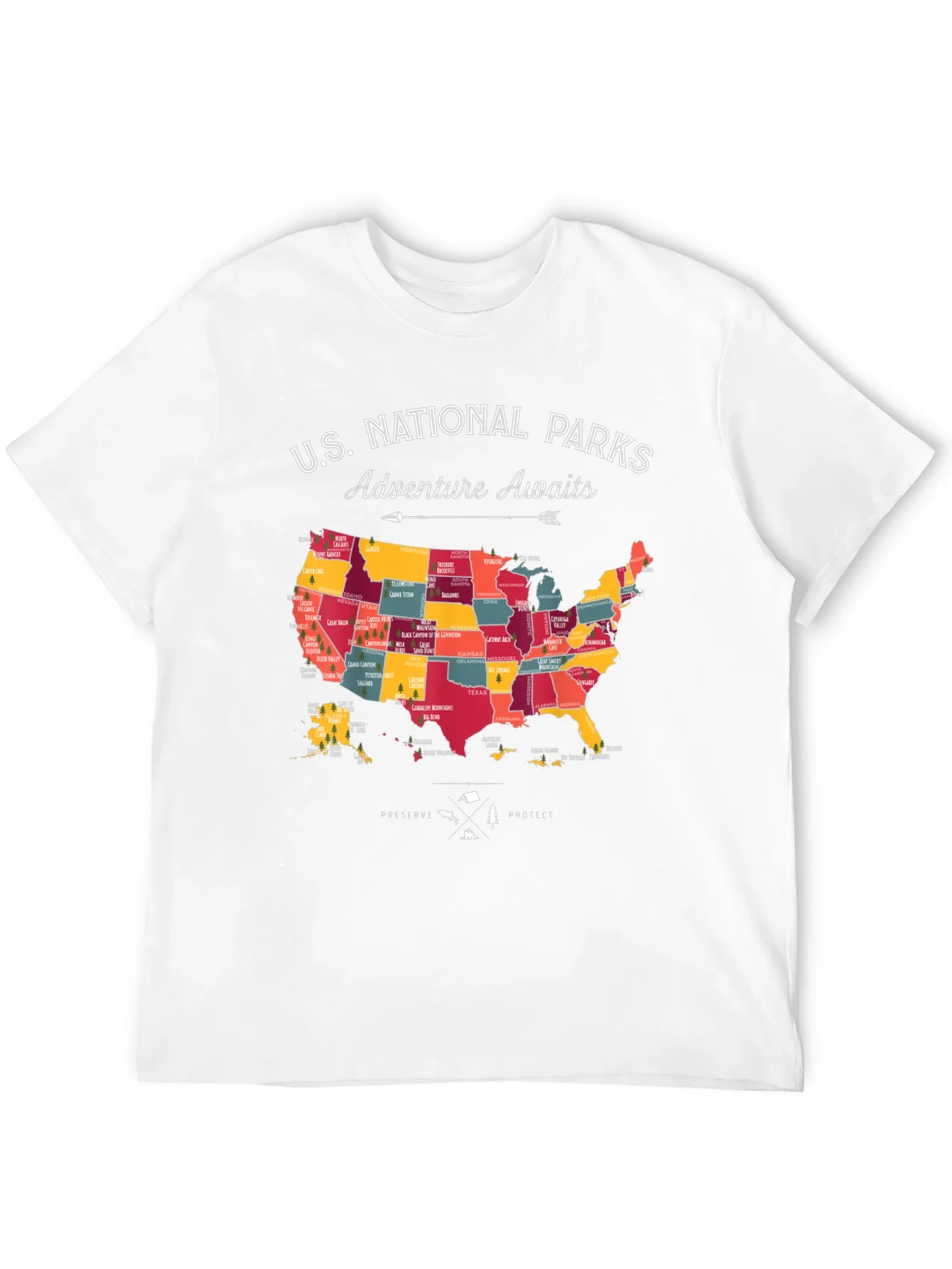 National Parks Adventure Awaits T-Shirt
