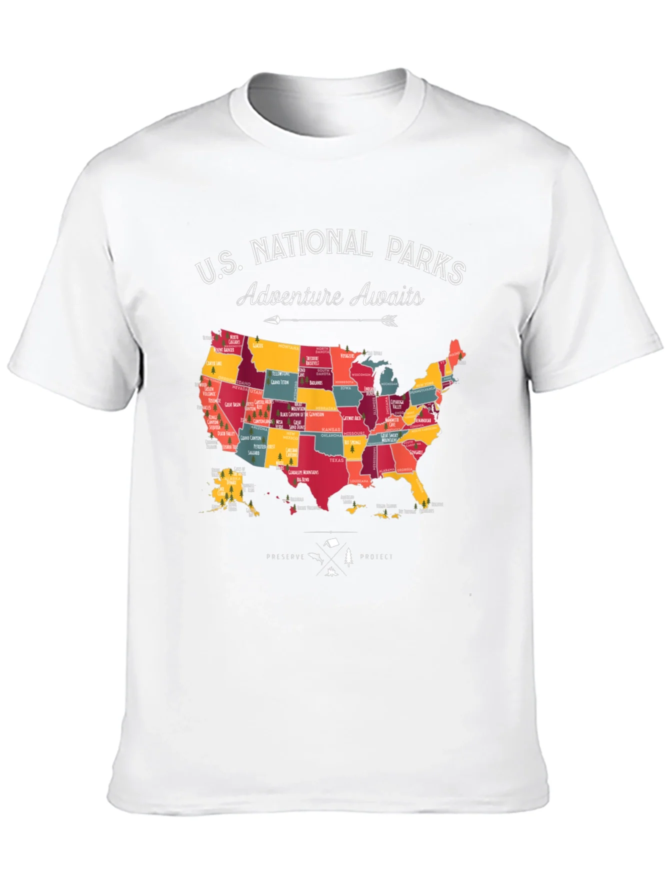 National Parks Adventure Awaits T-Shirt