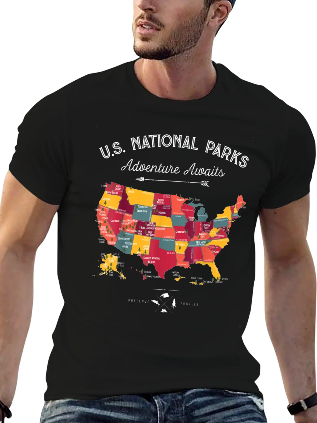 National Parks Adventure Awaits T-Shirt