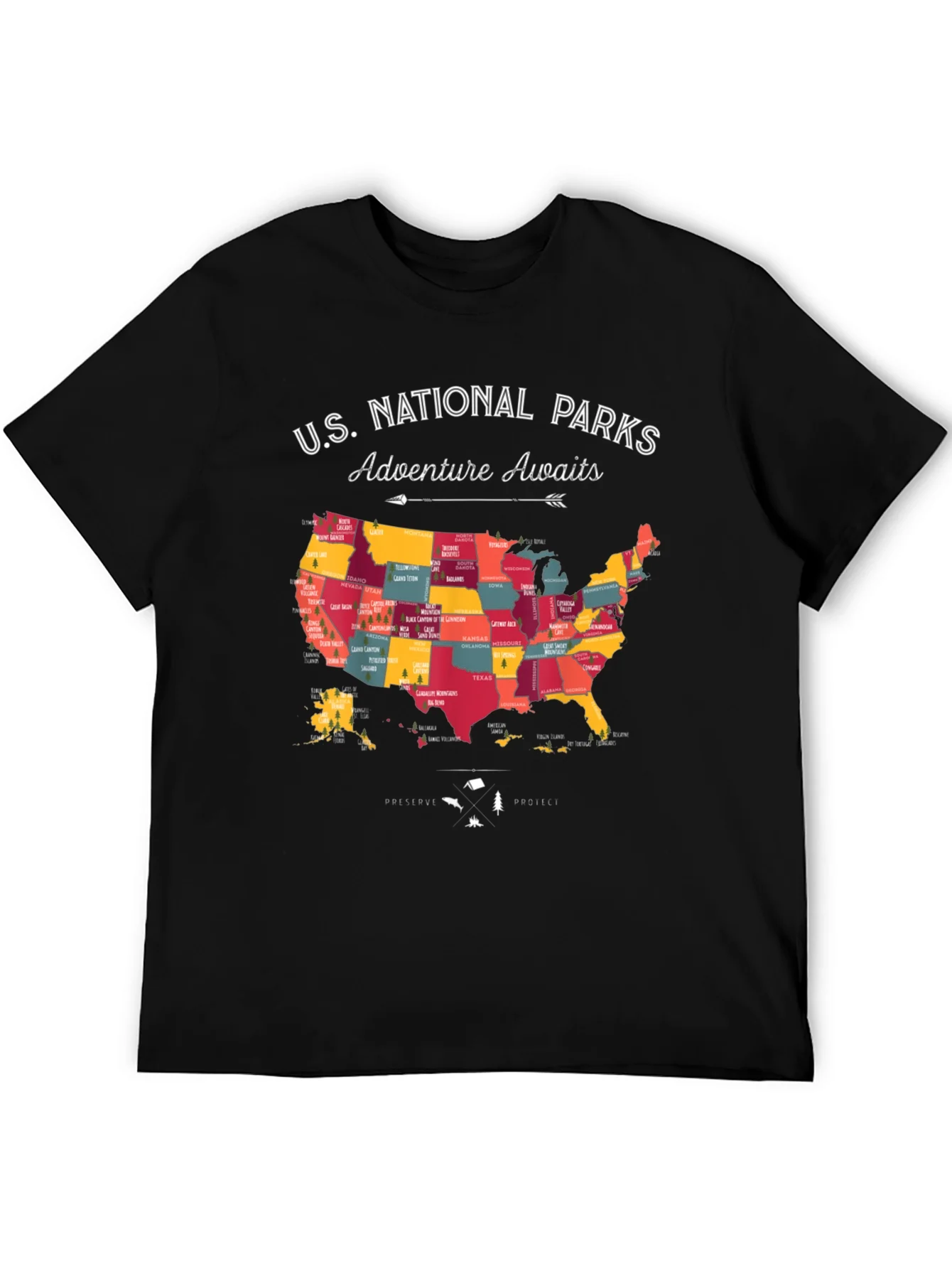 National Parks Adventure Awaits T-Shirt