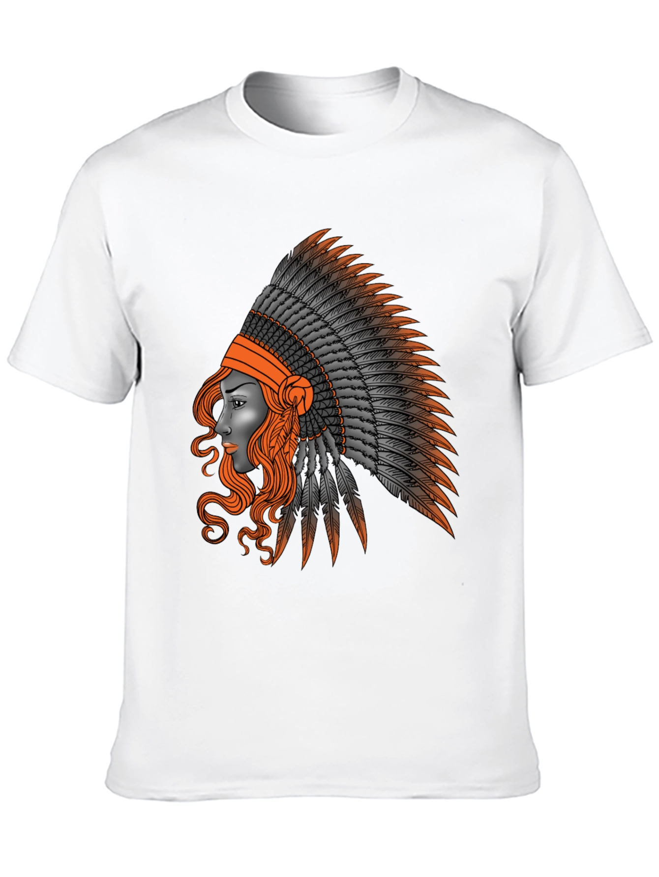 Native American Headdress Graphic T-Shirt