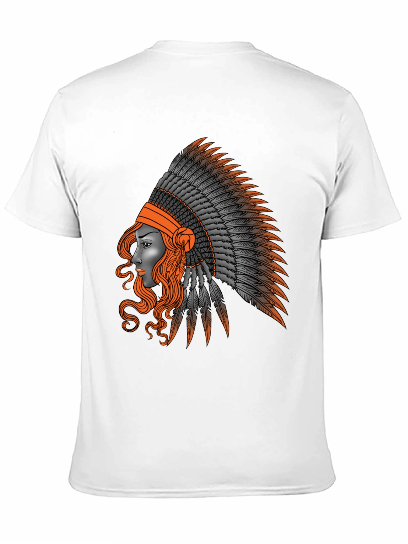 Native American Headdress Graphic T-Shirt