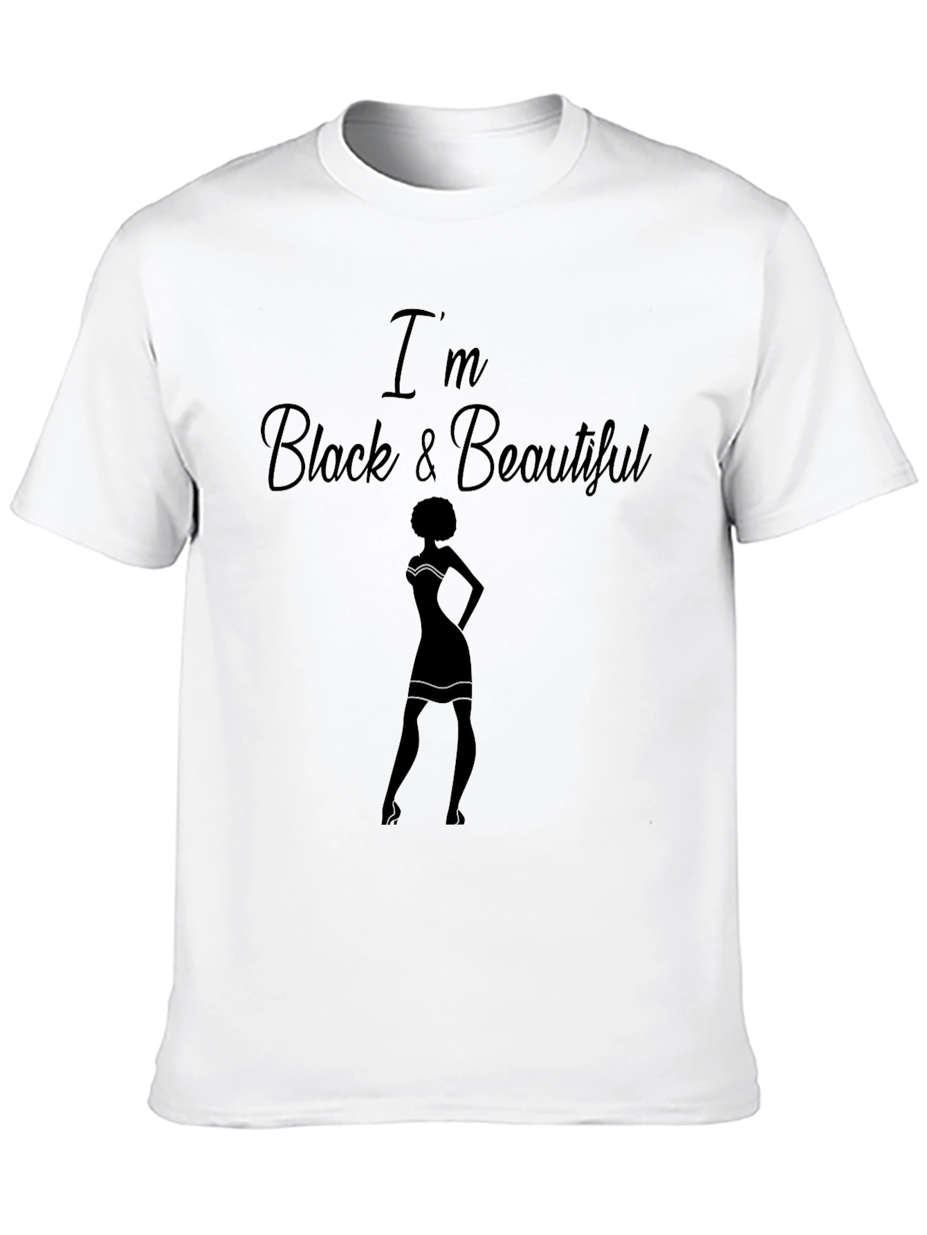 Im Black and Beautiful Graphic T-Shirt