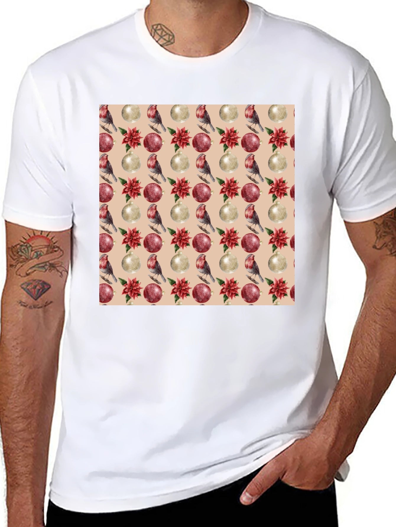Festive Holiday Pattern T-Shirt