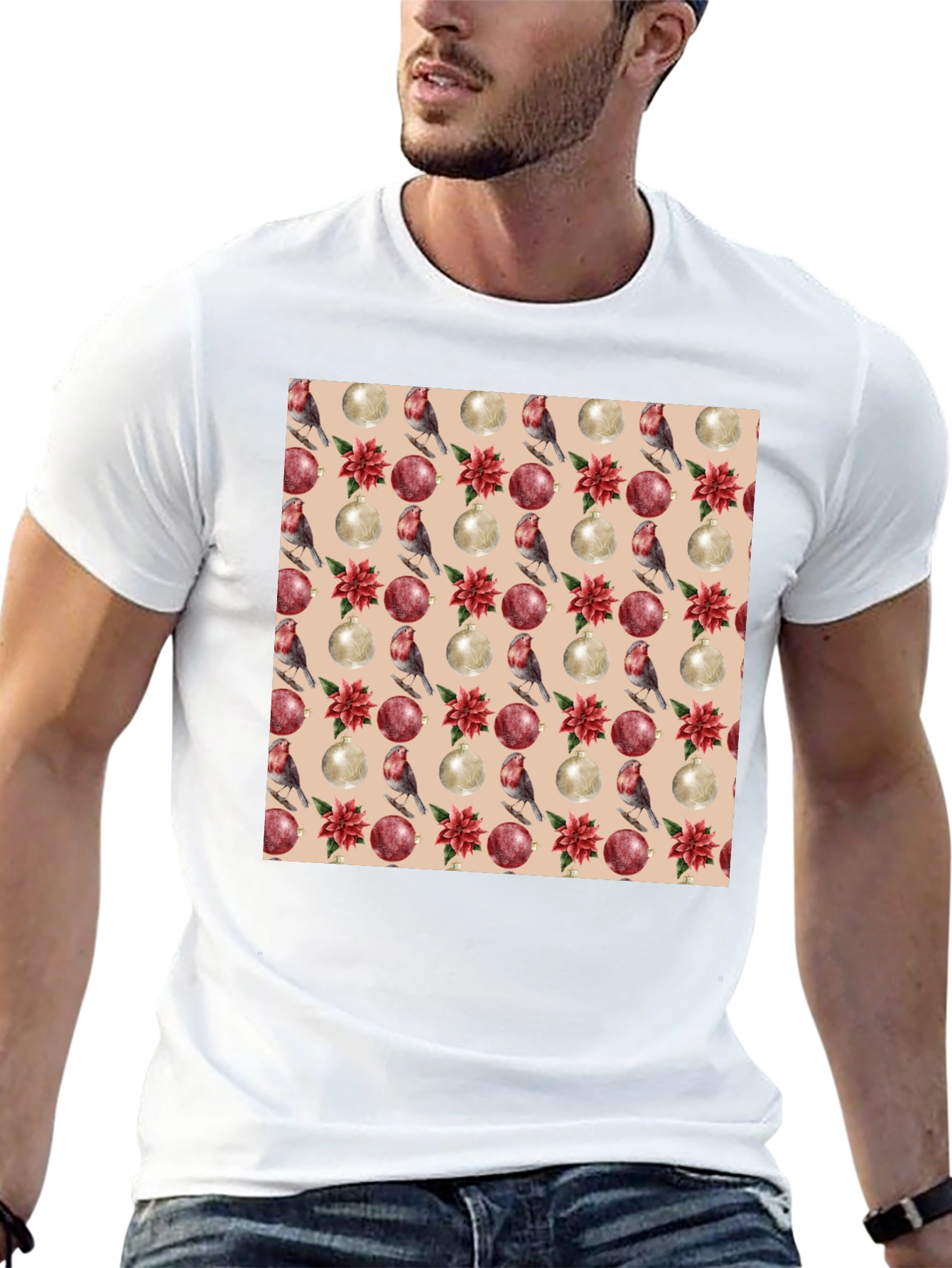 Festive Holiday Pattern T-Shirt