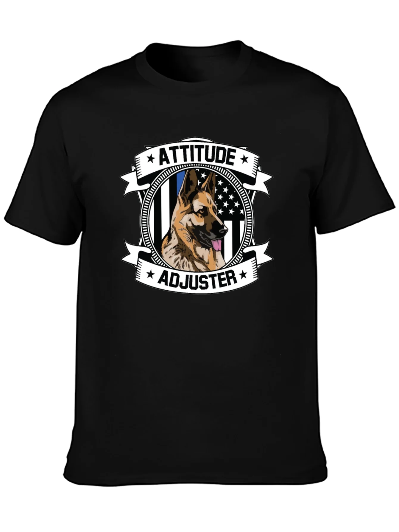 Attitude Adjuster German Shepherd T-Shirt