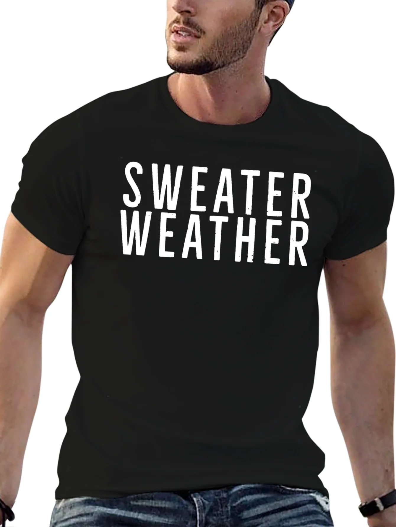 Sweater Weather Graphic Tee -  Cozy Season