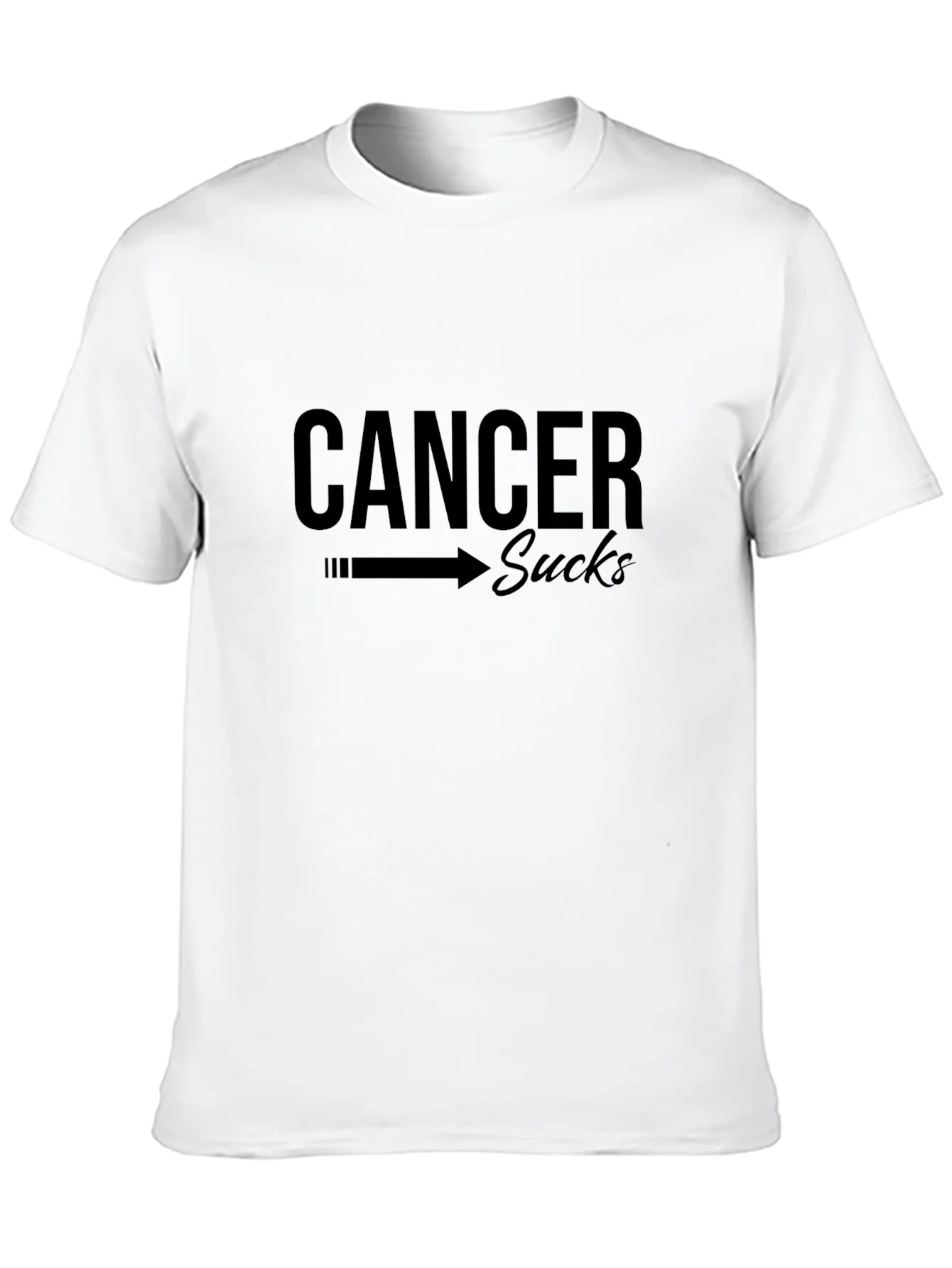 Cancer Sucks T-Shirt - Unisex Black Tee