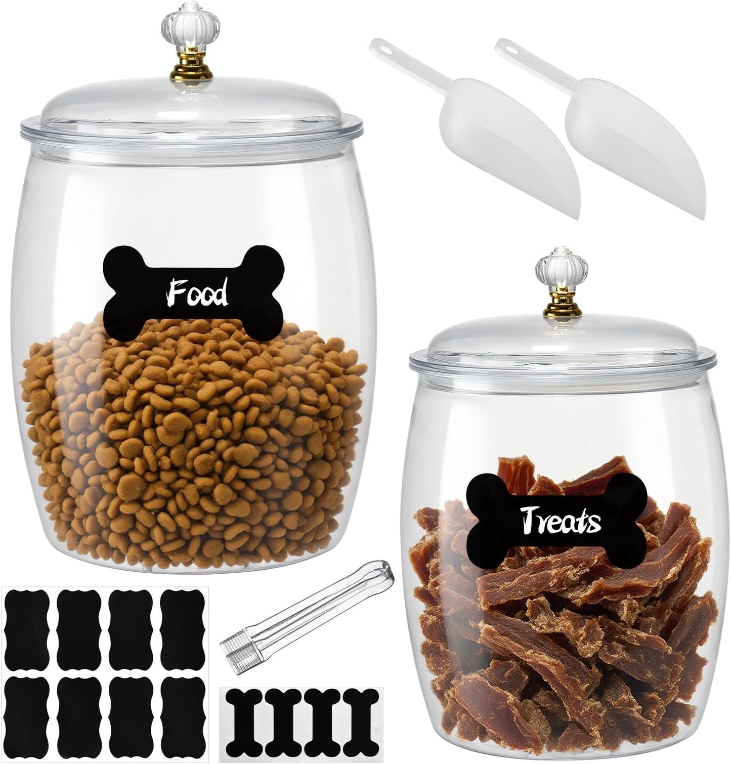 YEXEXINM 2 Pcs Airtight Pet Food Storage Container - Latest Style