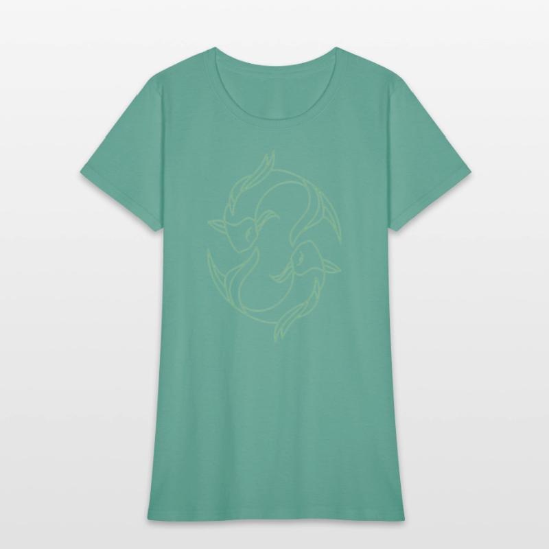 Yin Yang Zodiac Pisces Sign Symbol Stars Align
