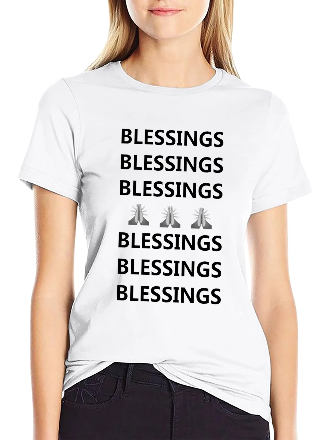 Blessings Graphic Tee - Stylish Comfort