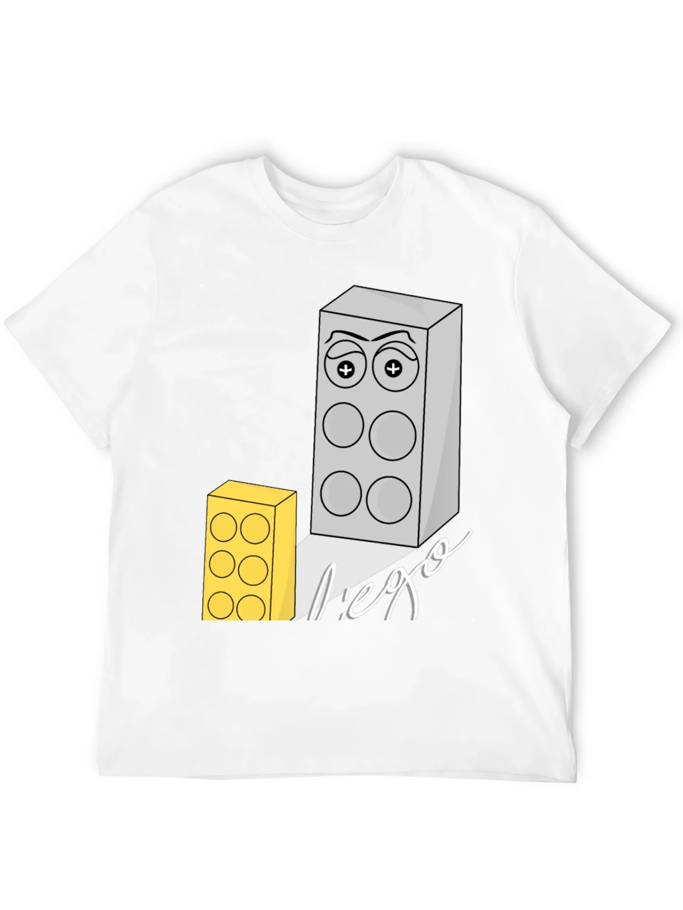 Lego Block Graphic Print T-Shirt