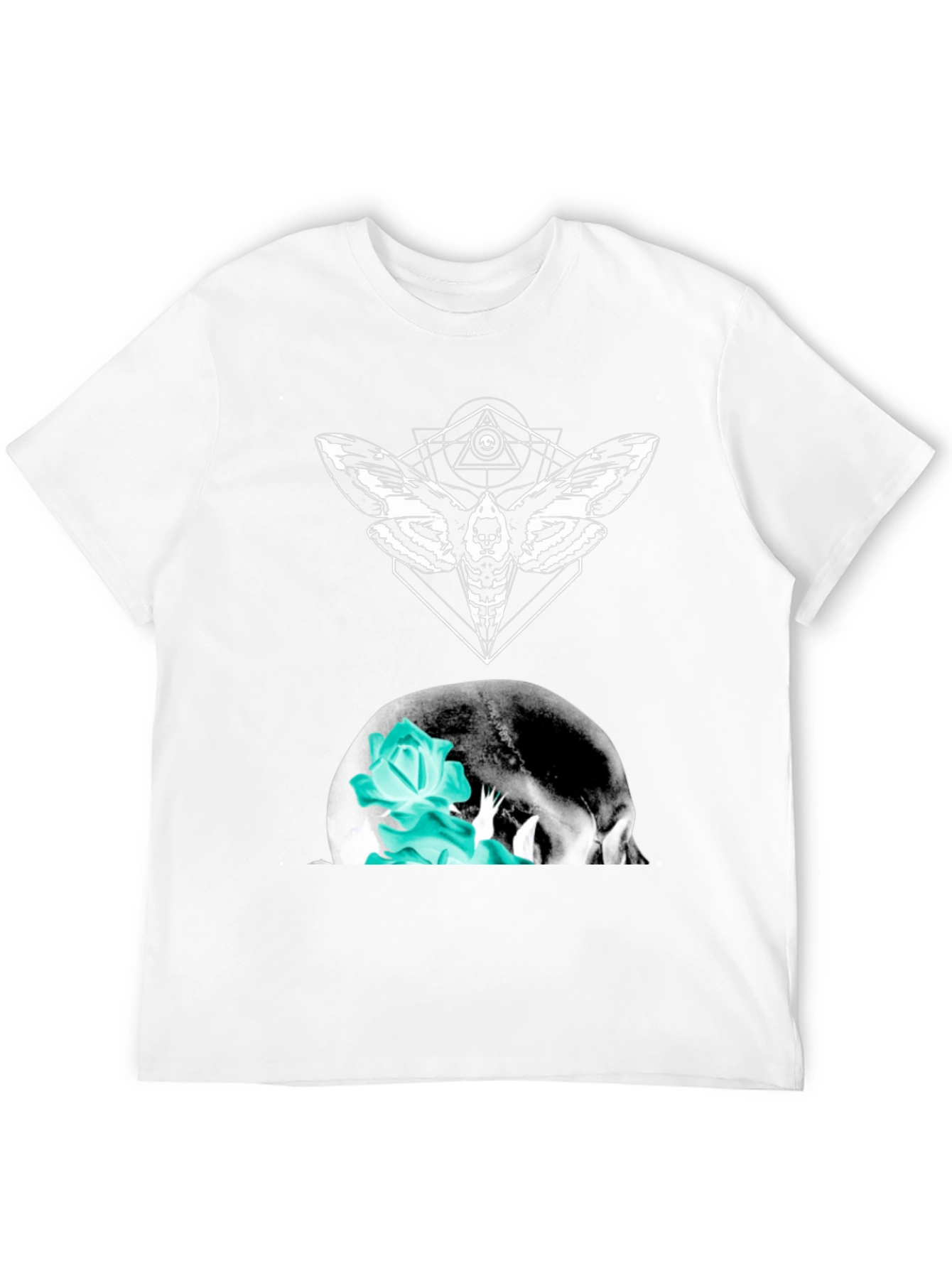 Skull & Moth Graphic Tee - Bold Style