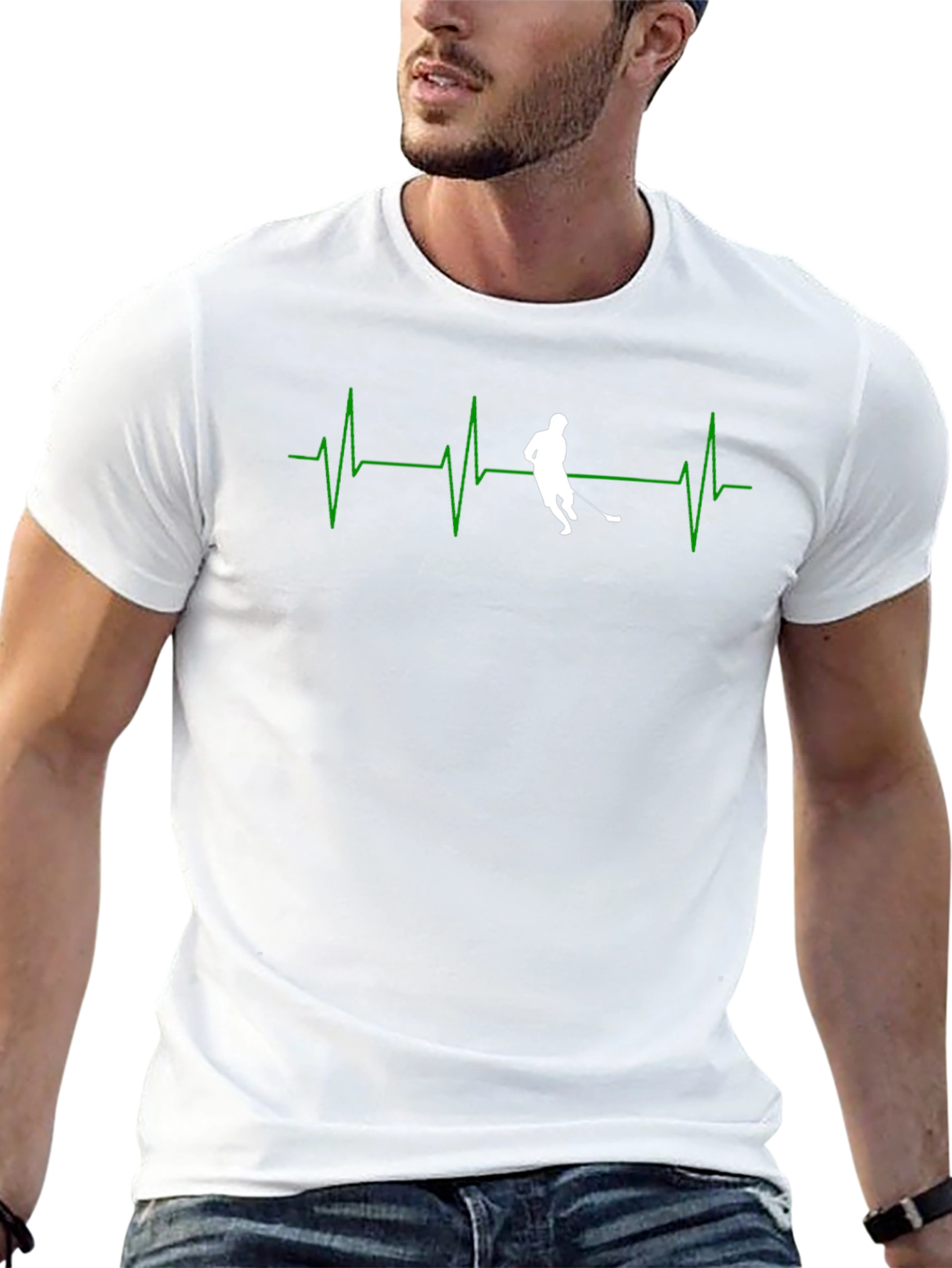 Hockey Heartbeat Graphic Tee - Passion on Display!
