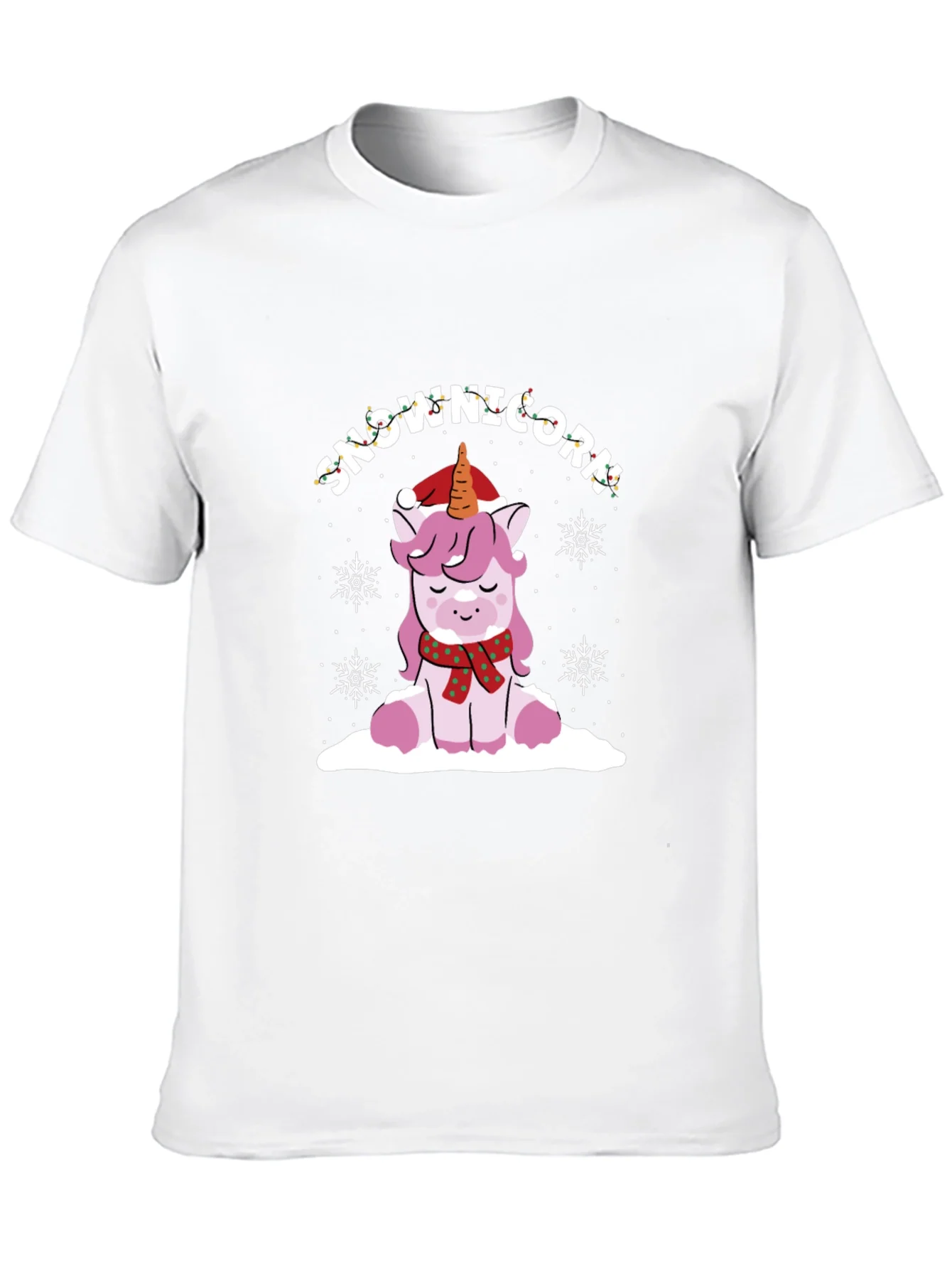 SnowUnicorn Holiday Graphic Tee
