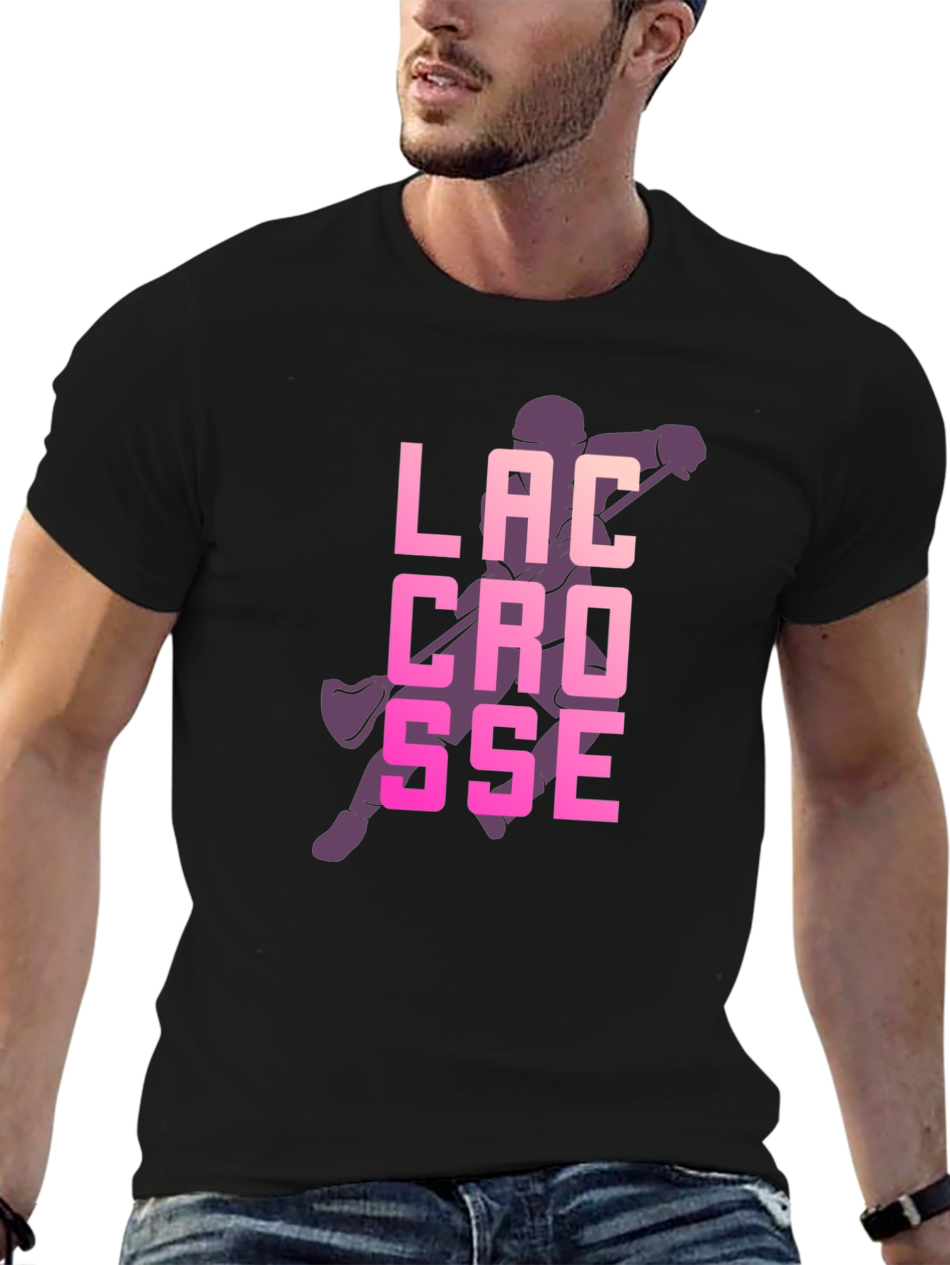 Lacrosse Graphic Tee - Sporty Casual Style