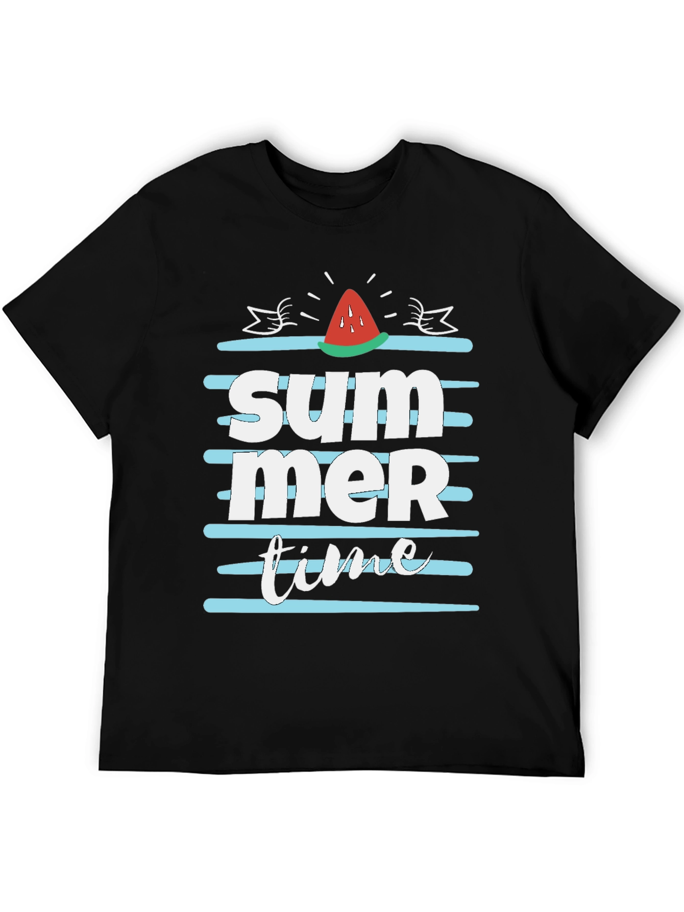 Summer Time Watermelon Graphic T-Shirt