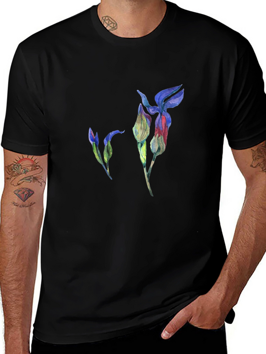 Floral Watercolor Graphic T-Shirt