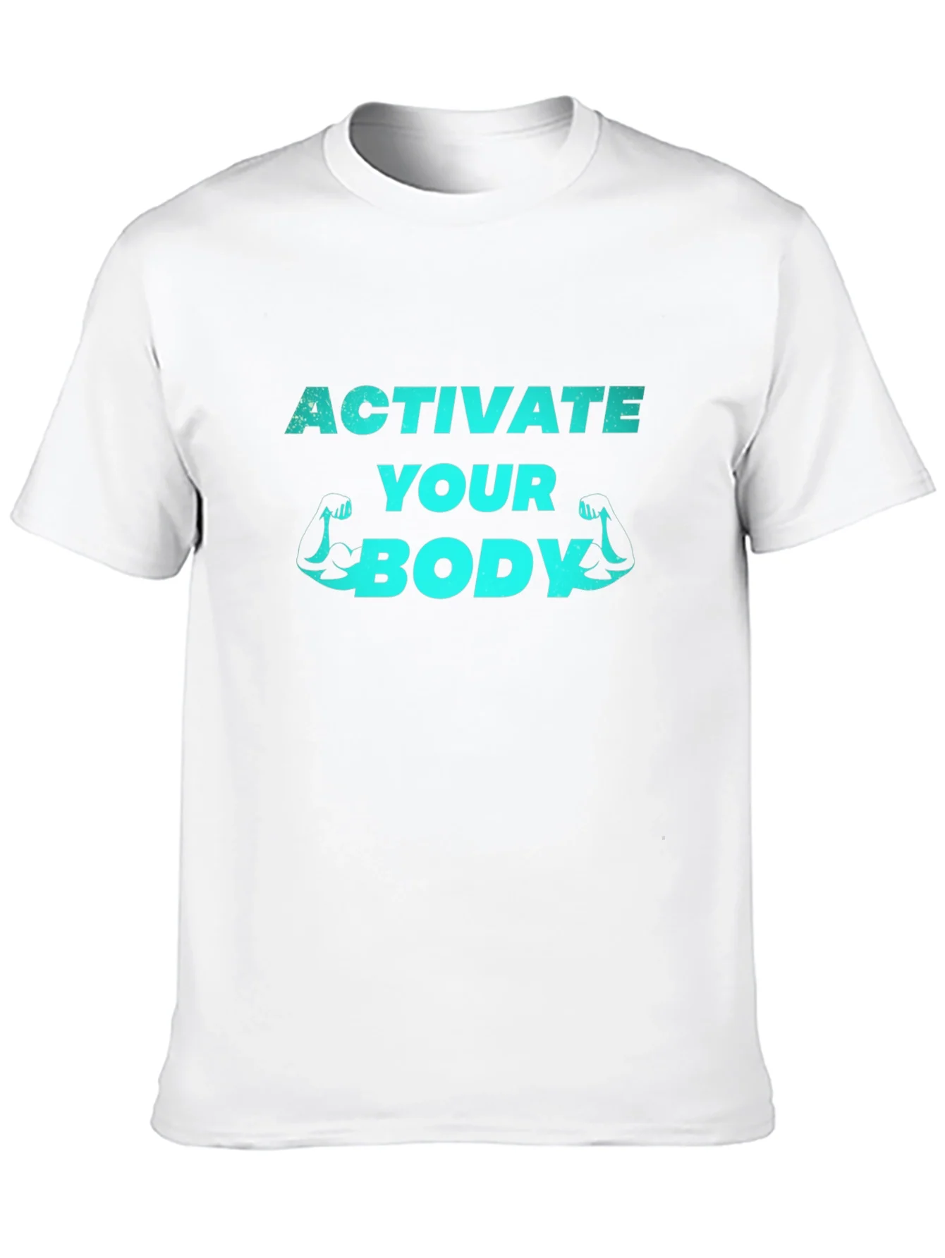 Activate Your Body Black Graphic T-Shirt