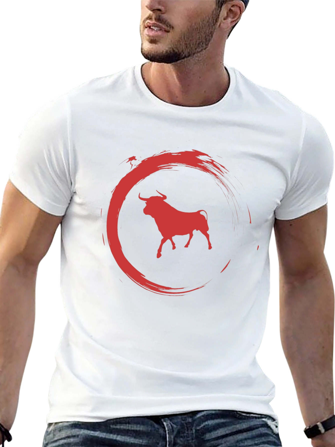 Bullseye Graphic Tee - Stylish Mens Black T-Shirt