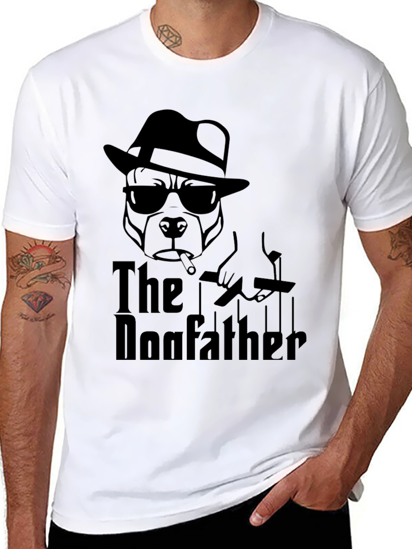 The Dogfather T-Shirt - Funny Graphic Tee