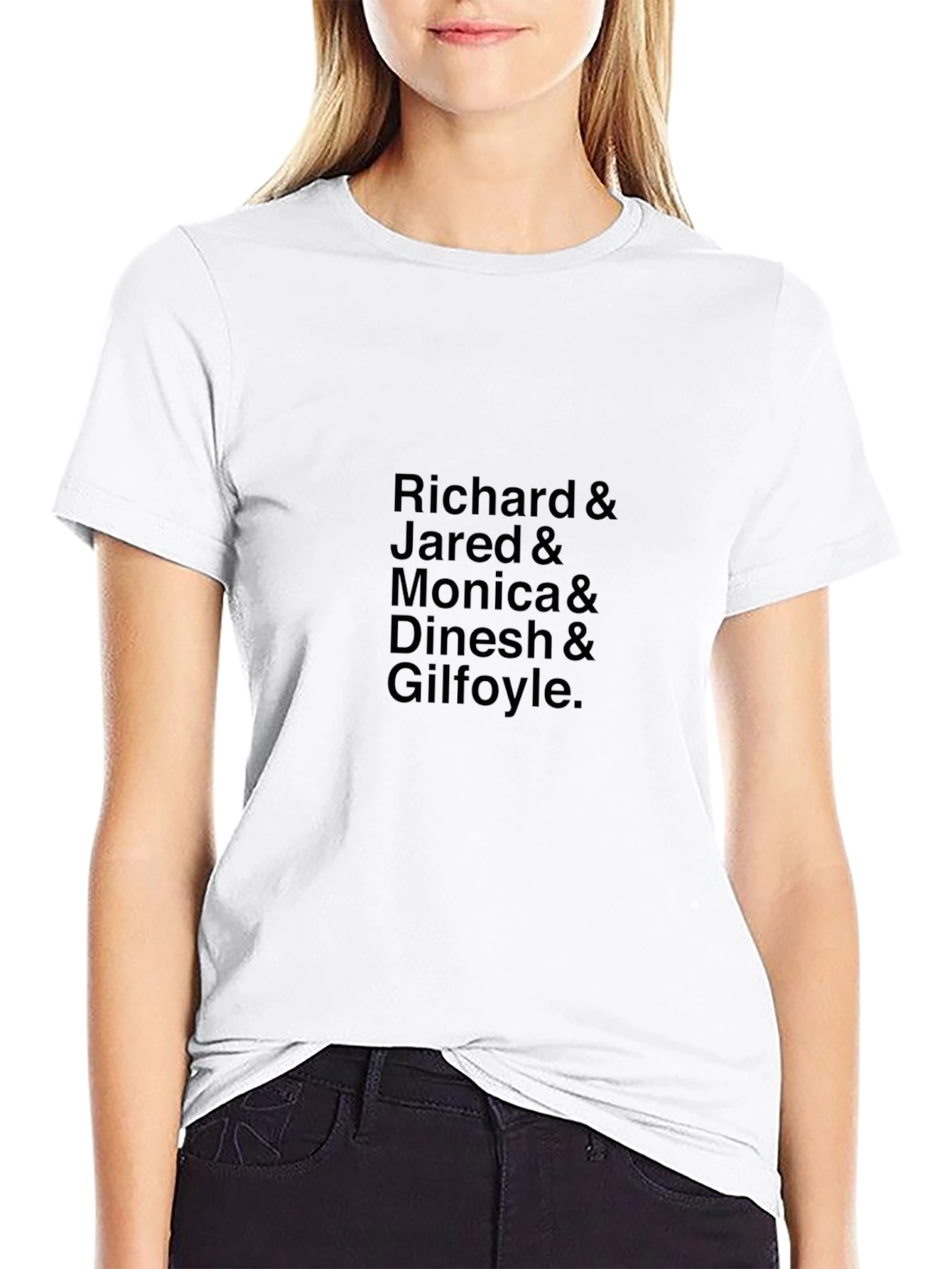 Silicon Valley Cast Black T-Shirt