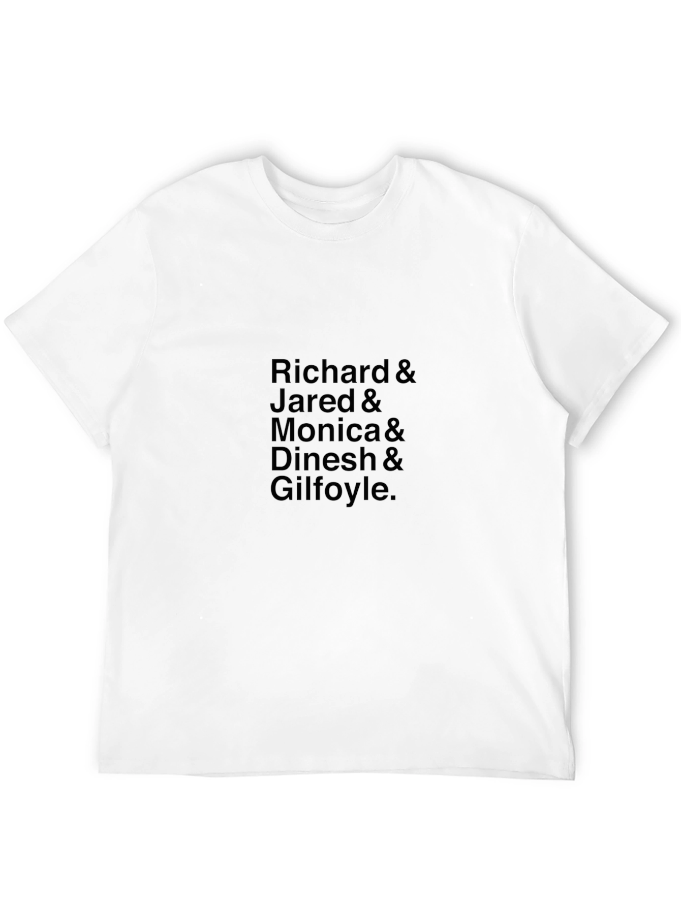 Silicon Valley Cast Black T-Shirt