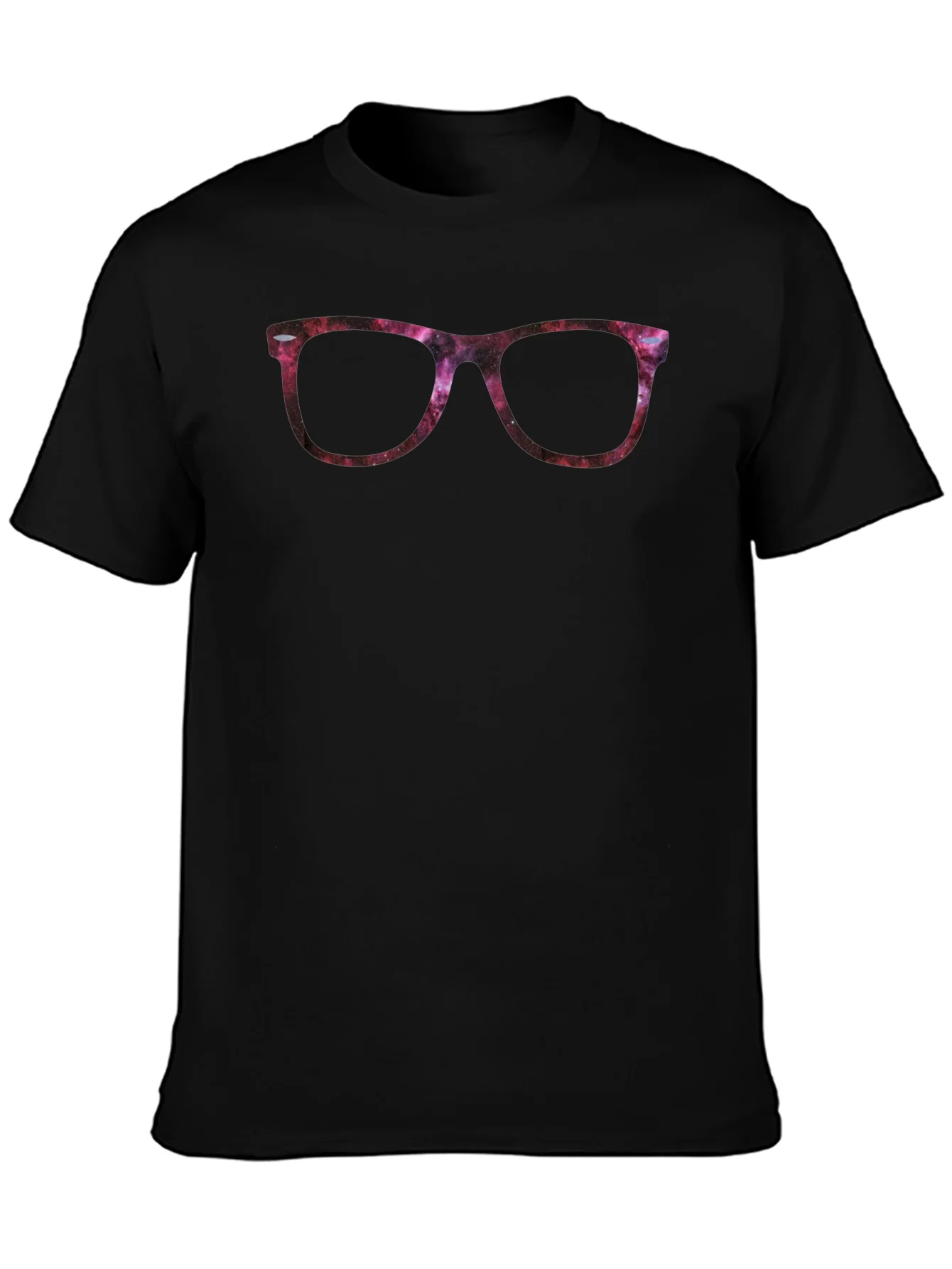 Galaxy Glasses Graphic Tee - Cool Cosmic Design