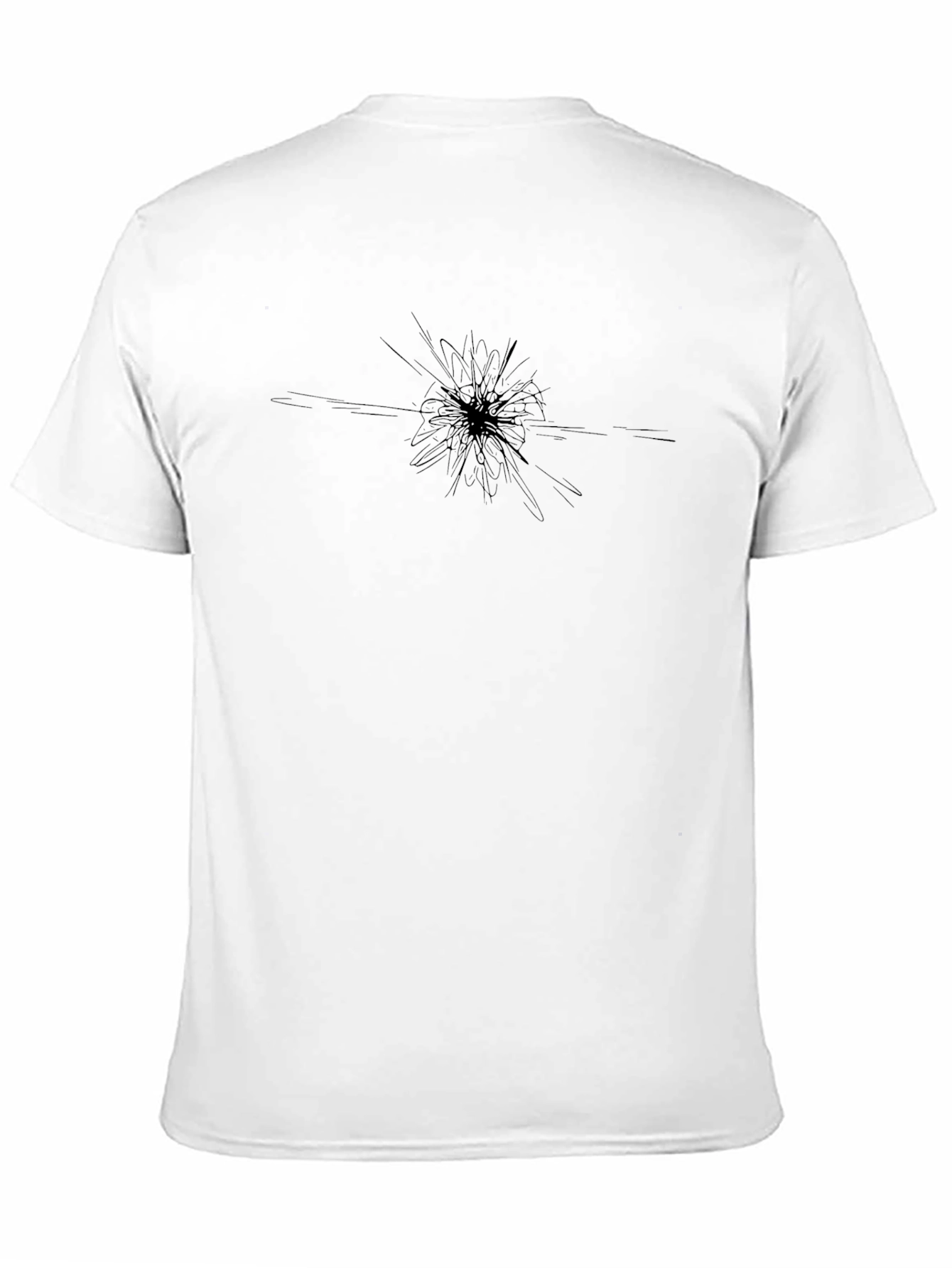 Abstract Black T-Shirt