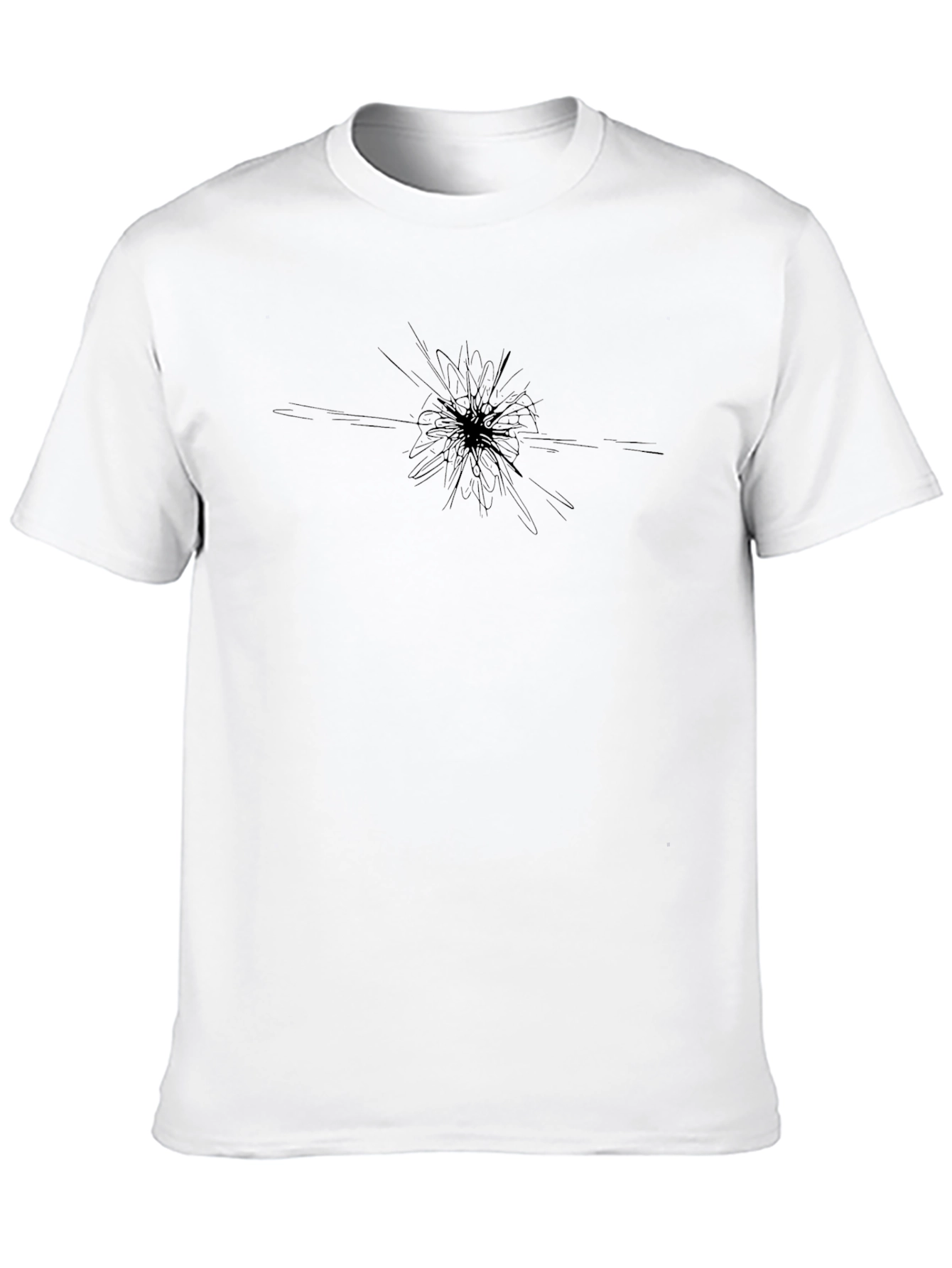 Abstract Black T-Shirt