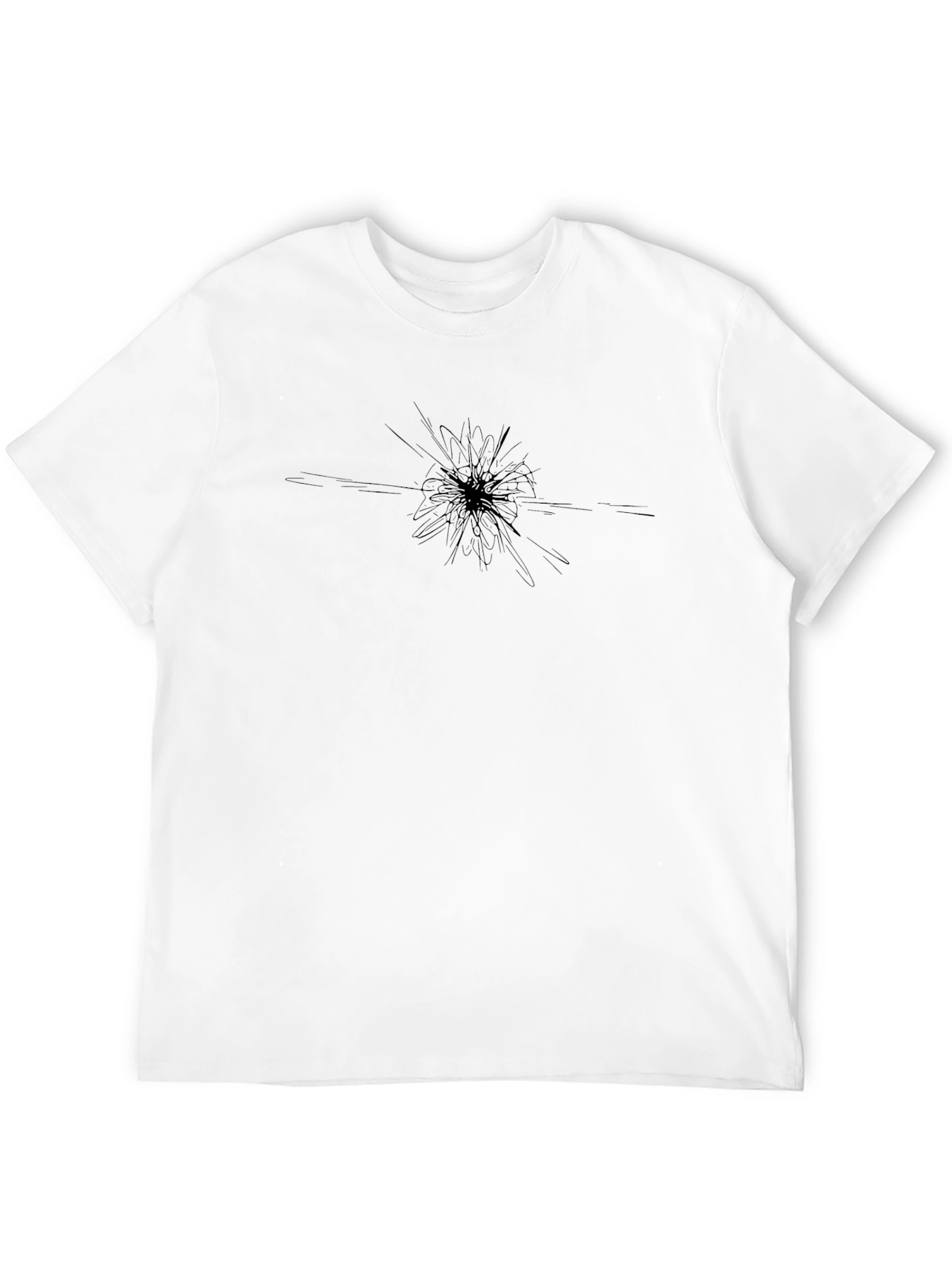 Abstract Black T-Shirt