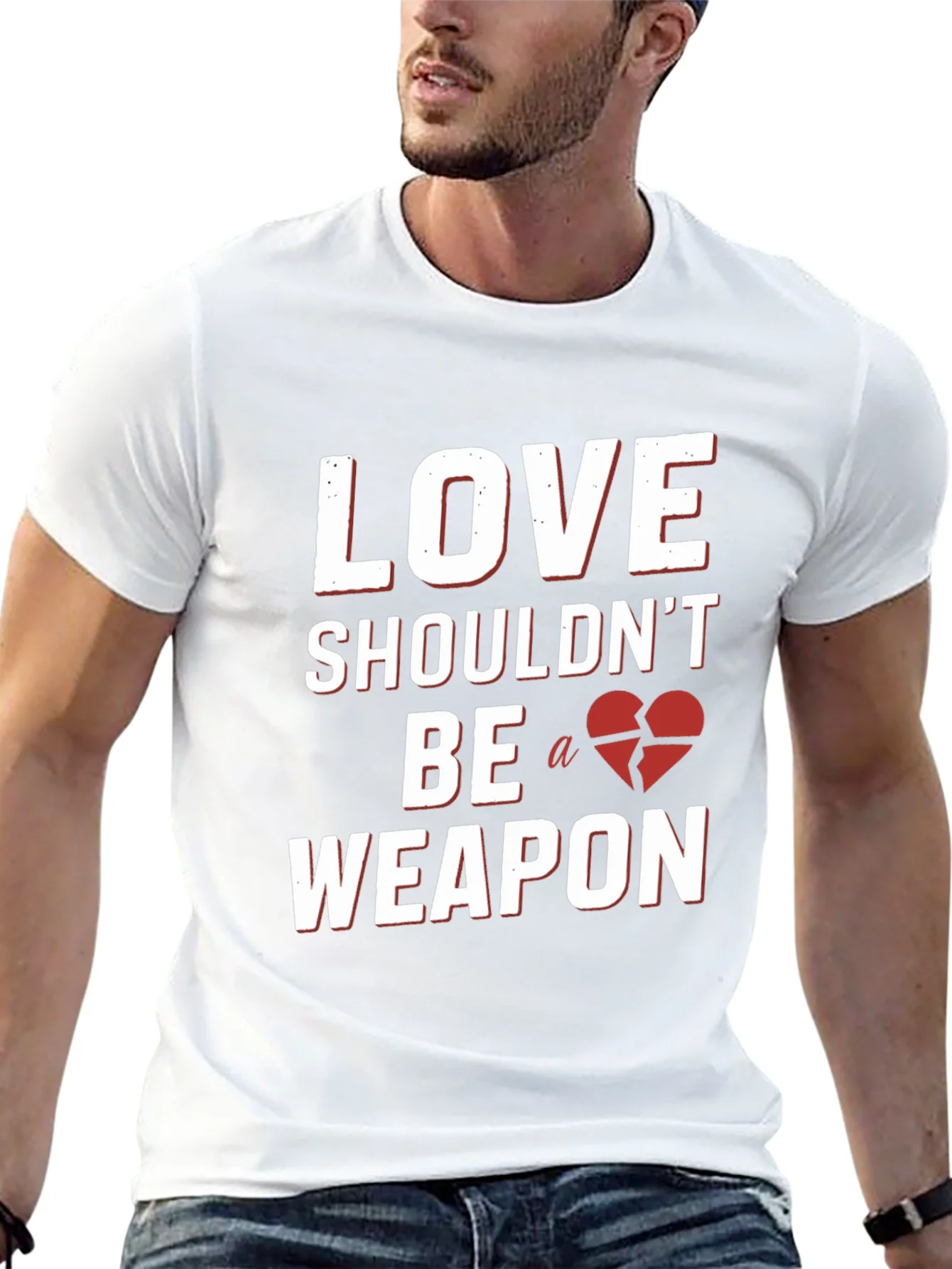 Love Shouldnt Be a Weapon Graphic Tee