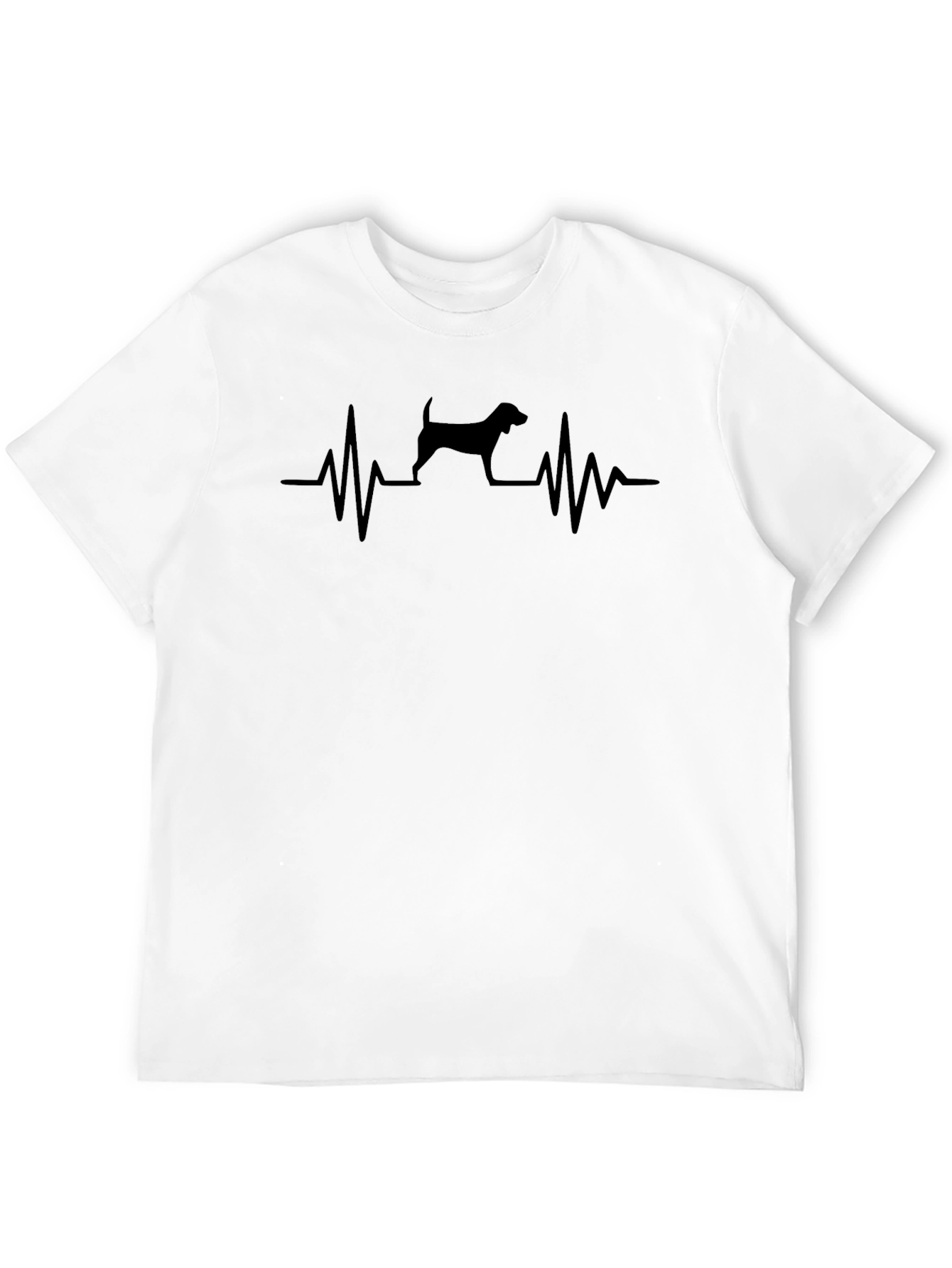 Dog Heartbeat Graphic T-Shirt