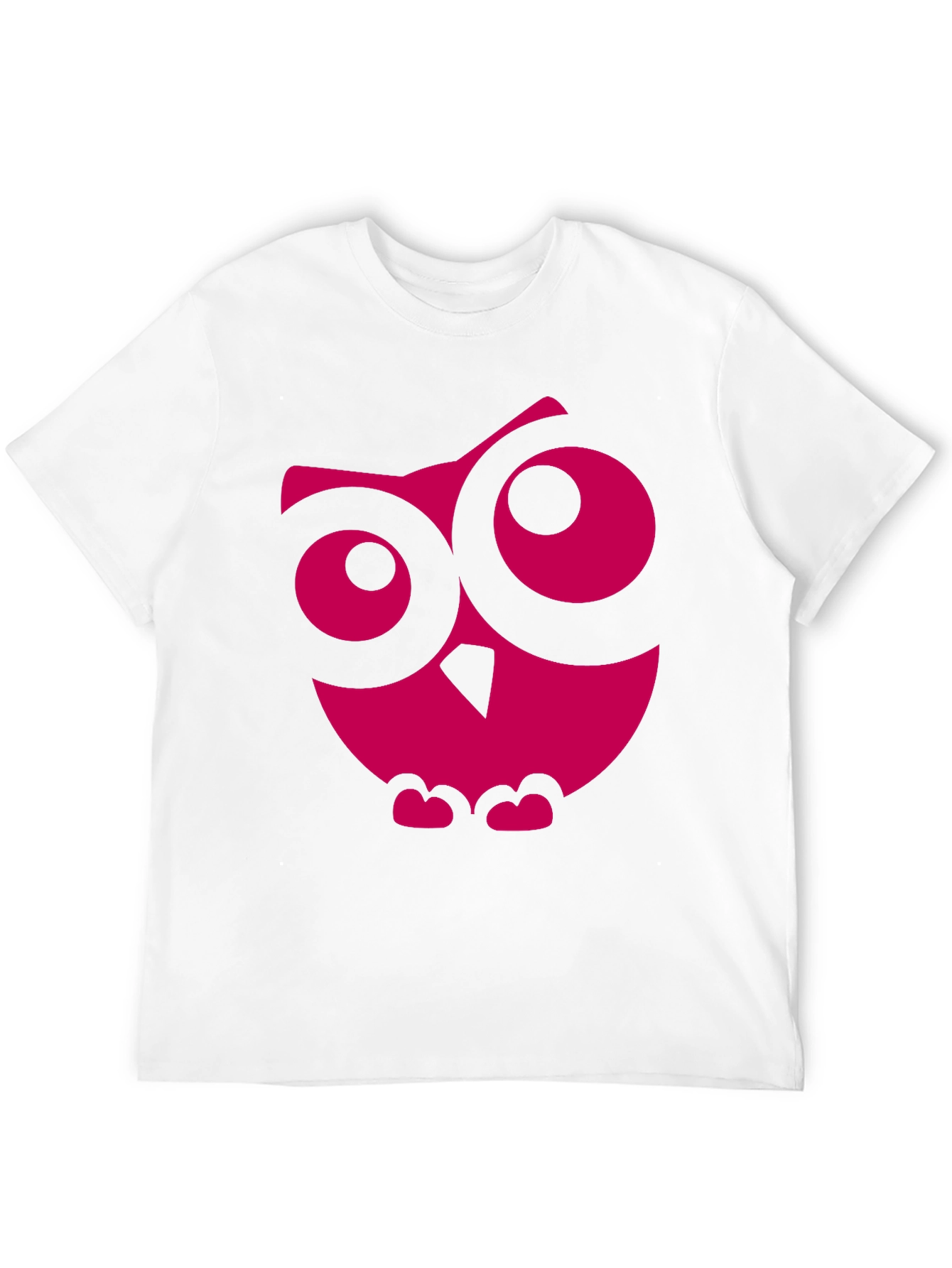 Cool Owl Graphic Print Black T-Shirt