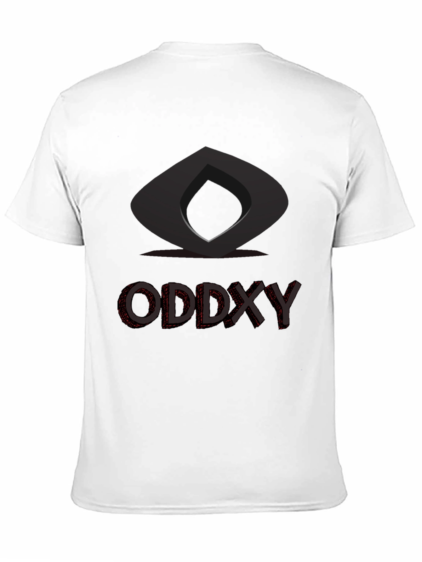 Modern Graphic T-Shirt - Oddxy Design Black Tee