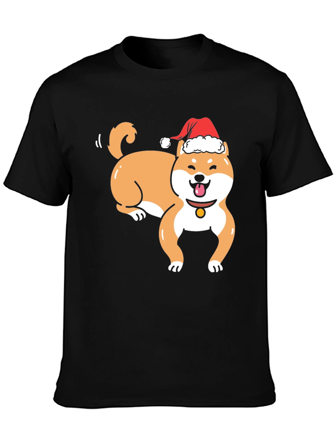 Festive Shiba Inu Holiday T-Shirt