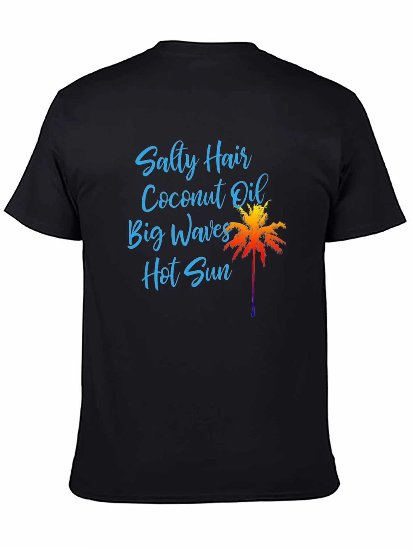 Salty Hair Coconut Oil T-Shirt Black