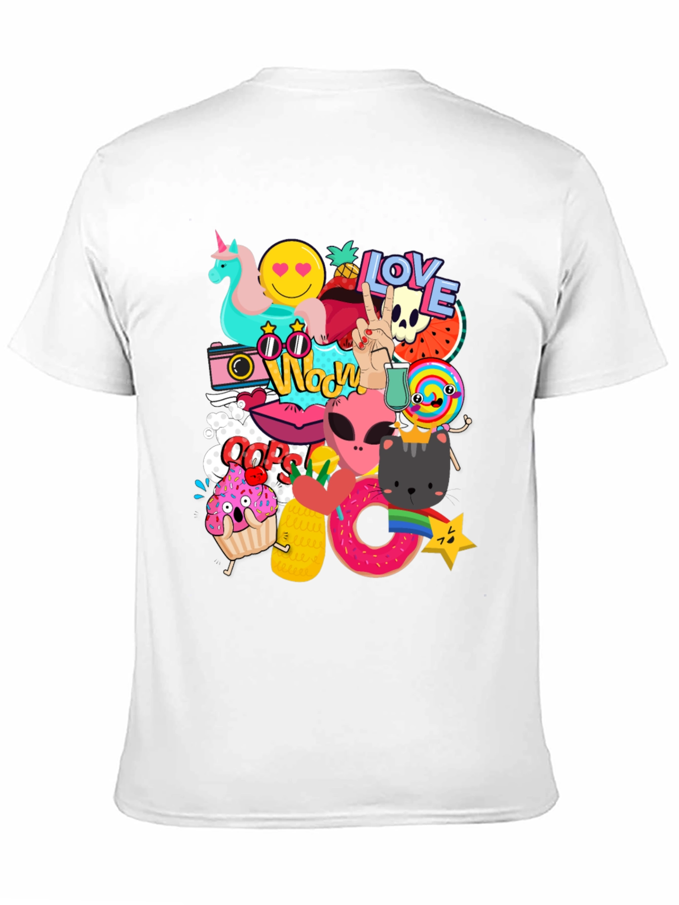 Fun Graphic Print Mens T-Shirt
