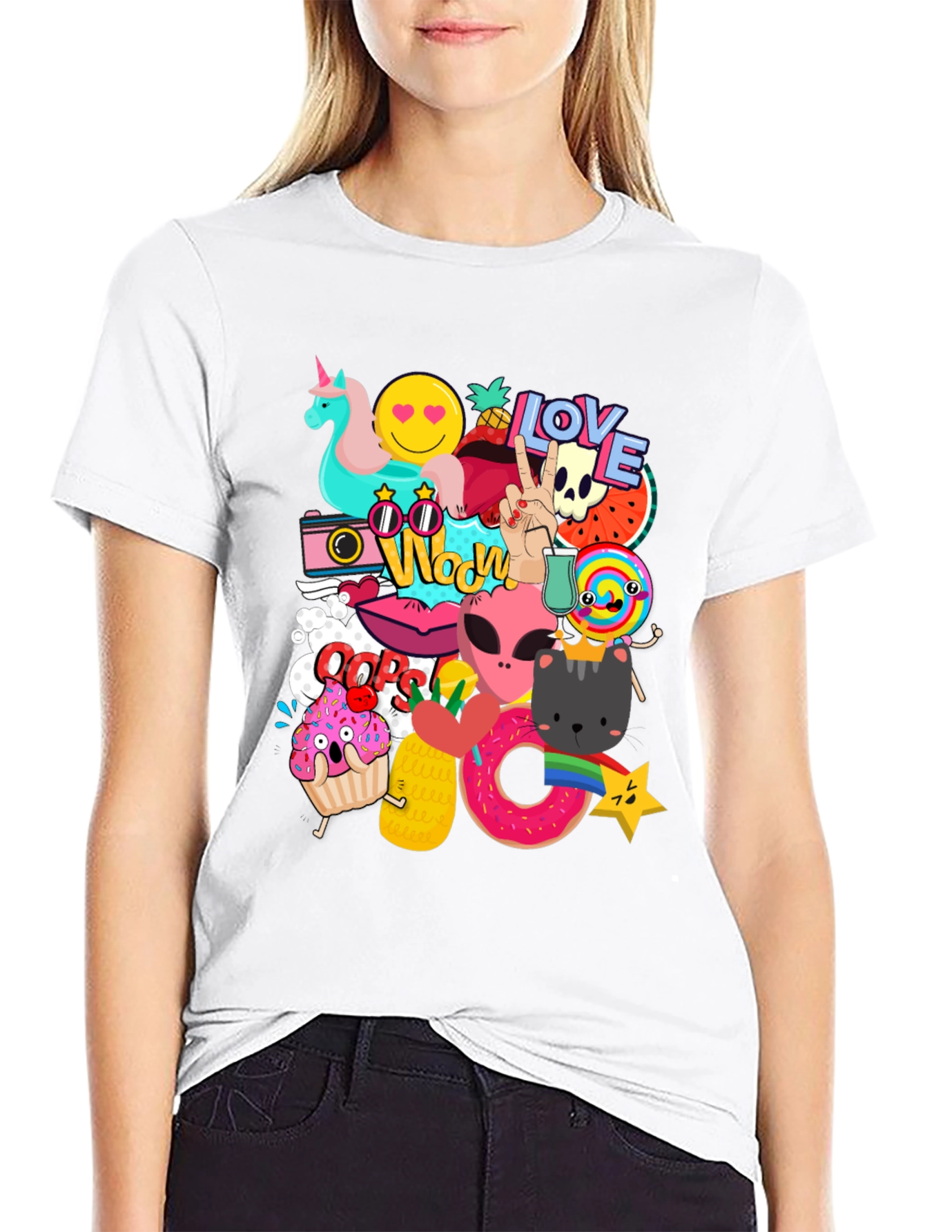 Fun Graphic Print Mens T-Shirt