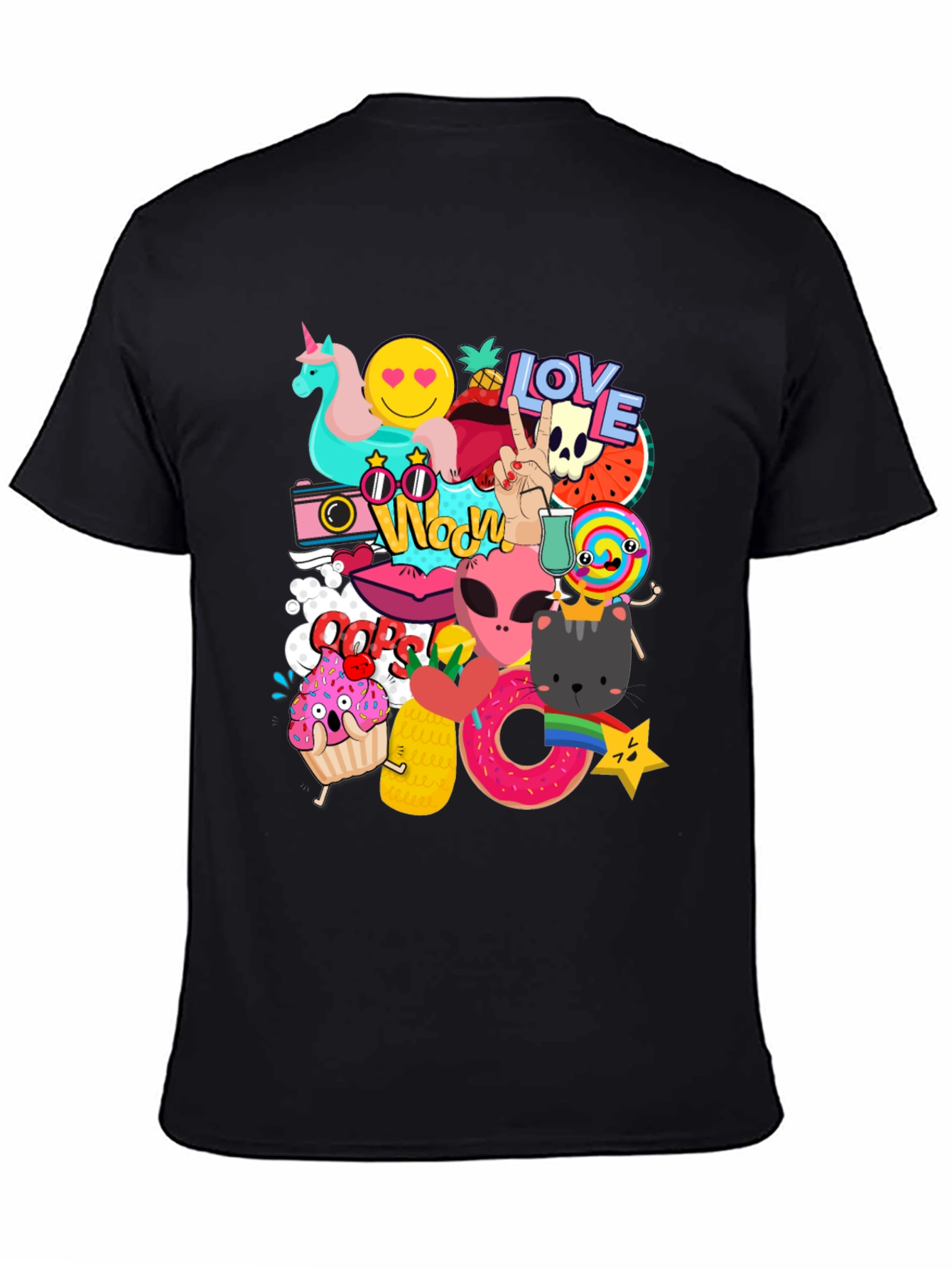 Fun Graphic Print Mens T-Shirt