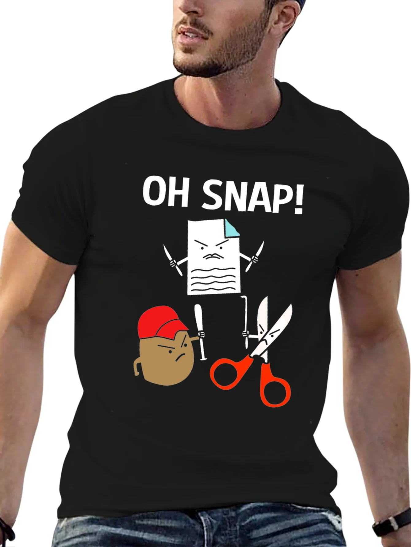 Oh Snap! Rock Paper Scissors T-Shirt