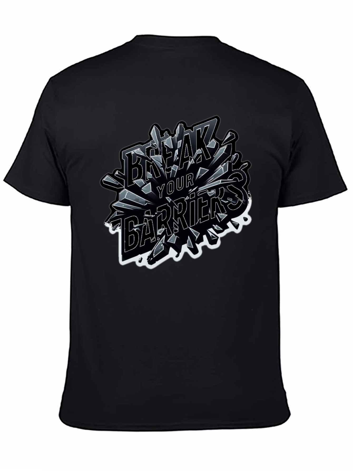 Break Your Barriers Graphic T-Shirt - Bold Statement Tee