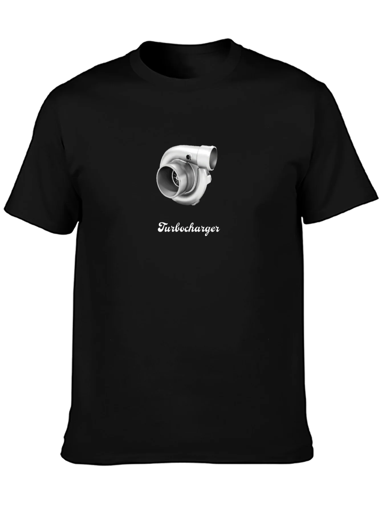 Turbocharger Graphic Black T-Shirt